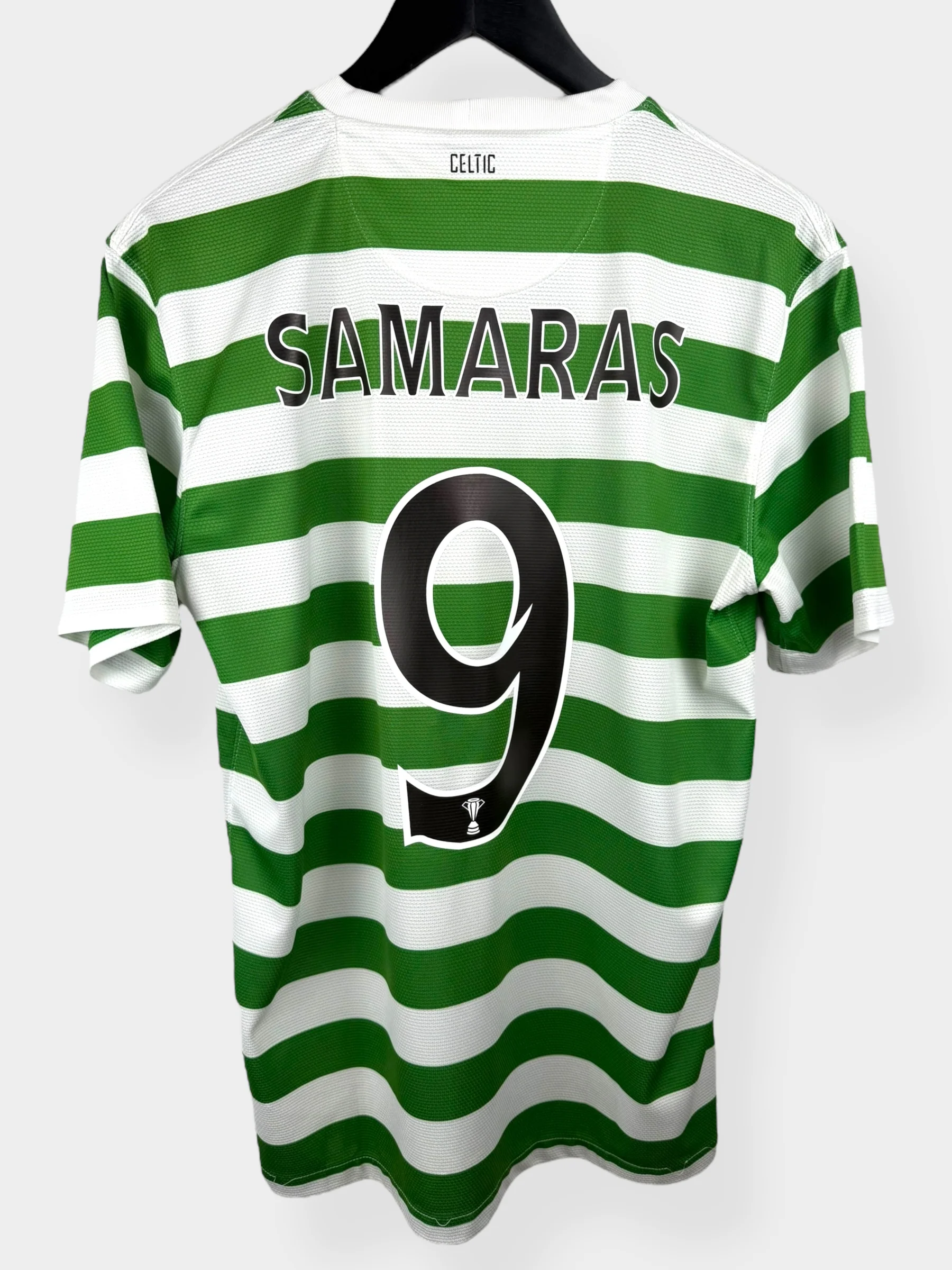 2012-13 CELTIC HOME SHIRT SAMARAS #9 M