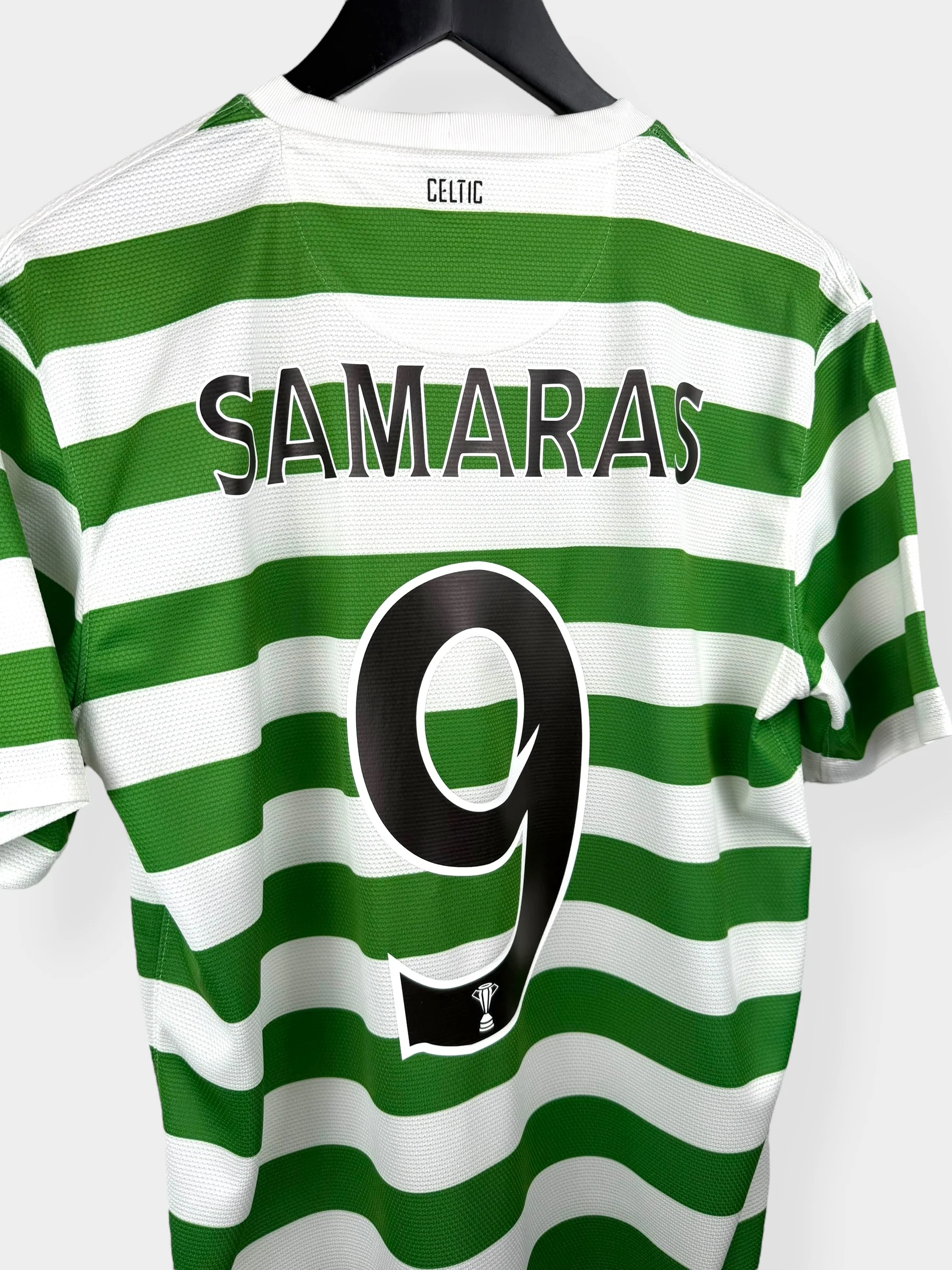 2012-13 CELTIC HOME SHIRT SAMARAS #9 M - Image 3