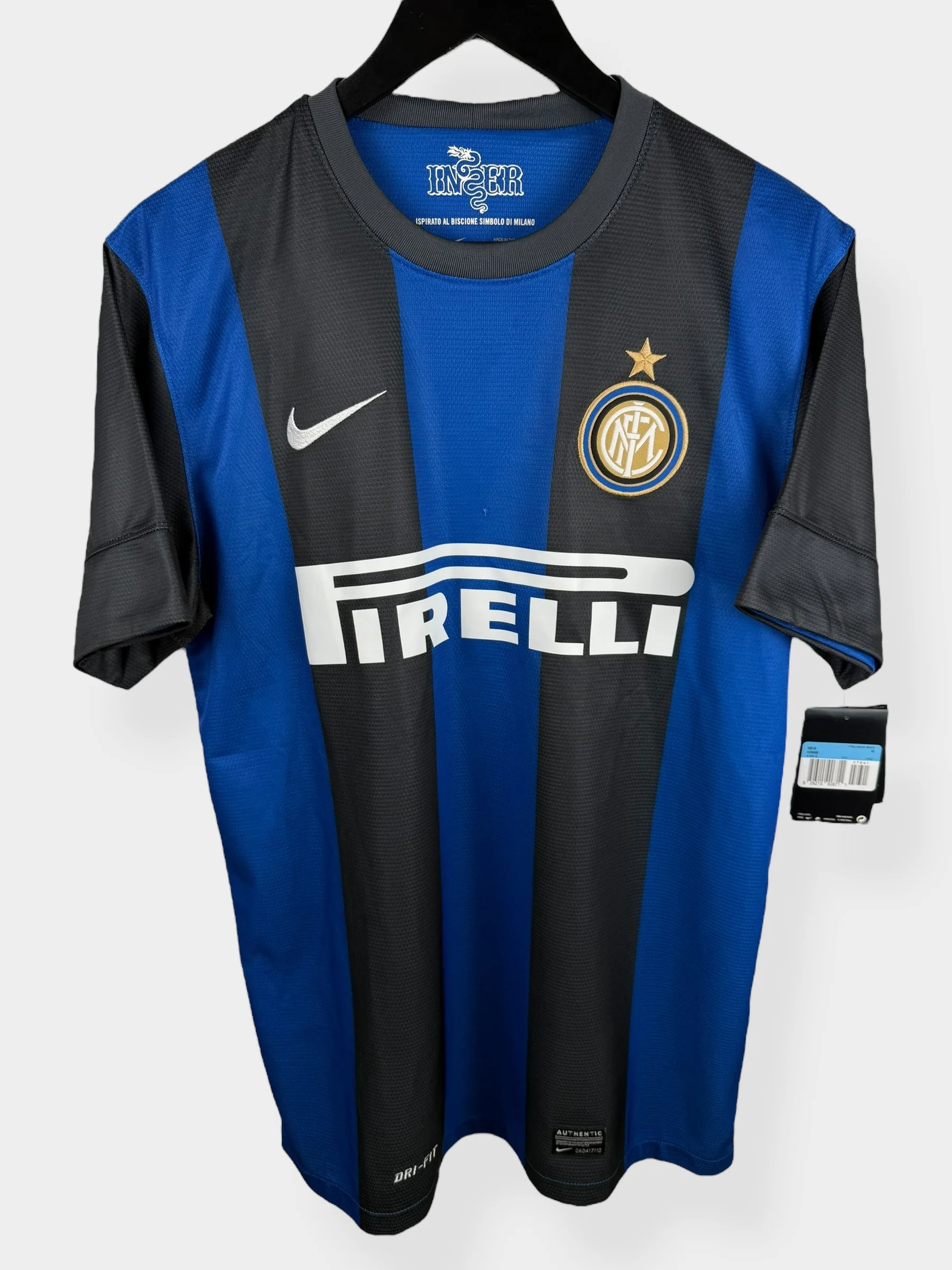 2012-13 INTER MILAN HOME SHIRT CAMBIASSO #19 M - Image 2