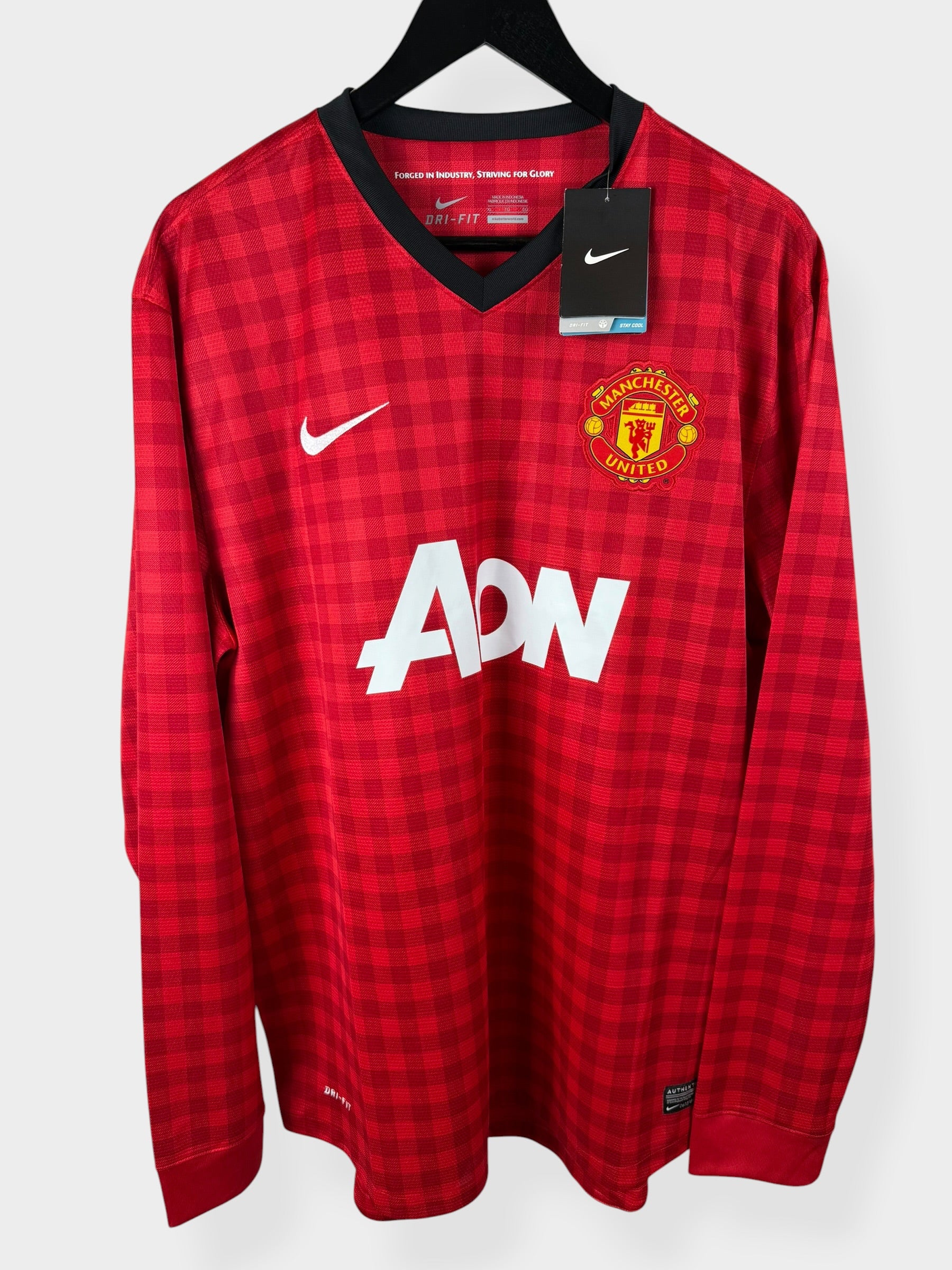 2012-13 MANCHESTER UNITED HOME SHIRT LS V. PERISE #20 XL - Image 2