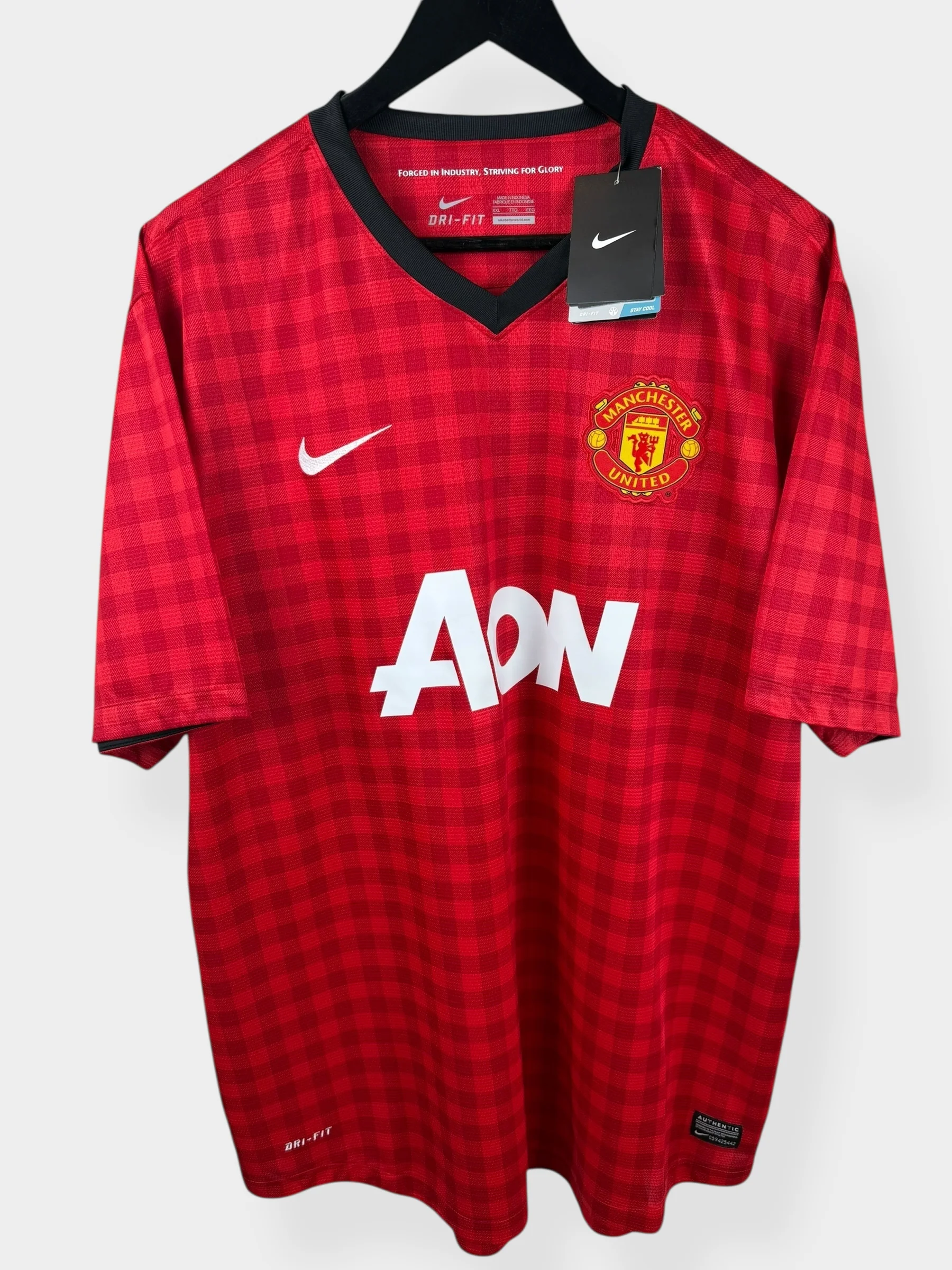 2012-13 MANCHESTER UNITED HOME SHIRT ROONEY #10 XXL - Image 2