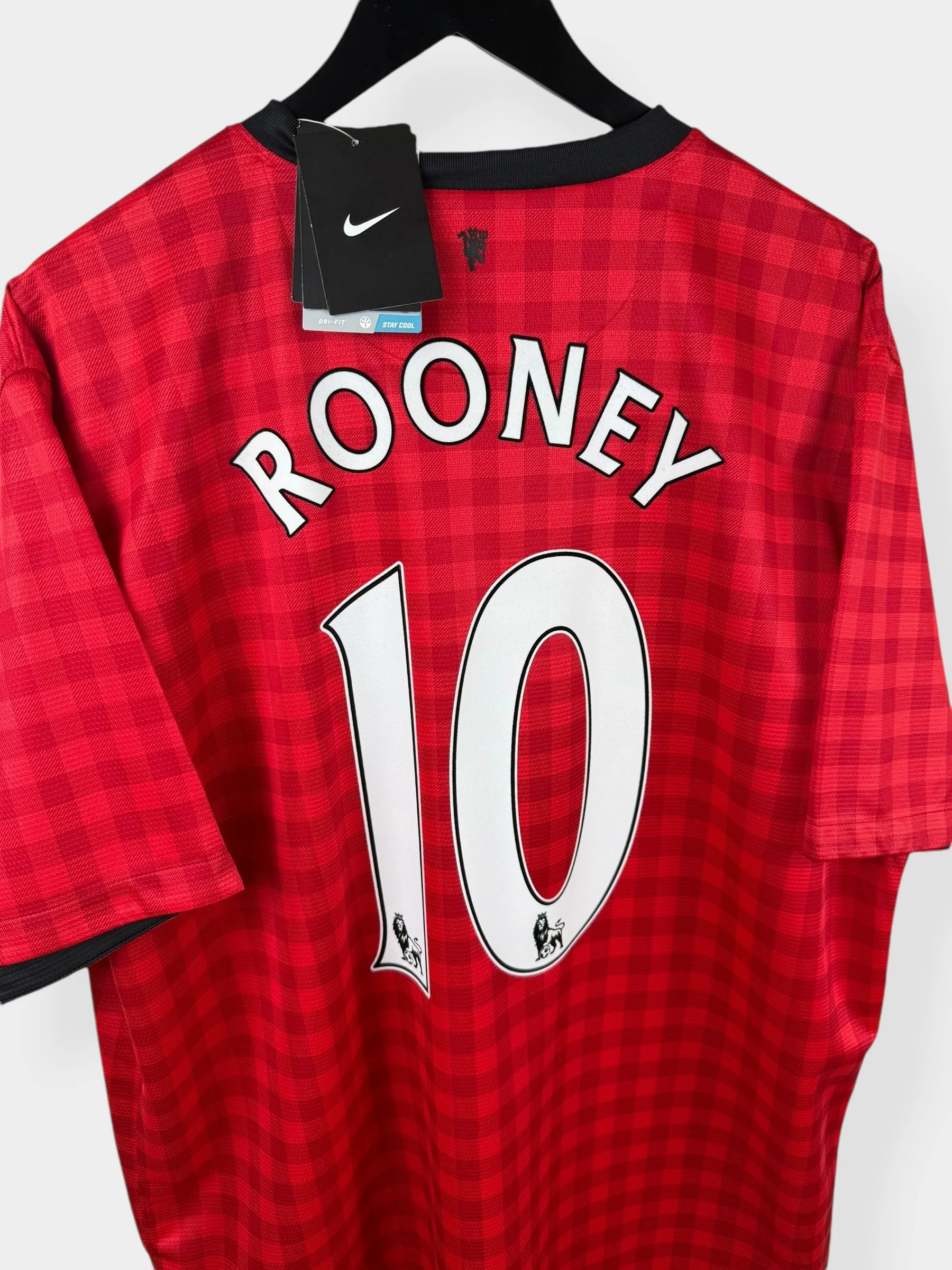 2012-13 MANCHESTER UNITED HOME SHIRT ROONEY #10 XXL - Image 3