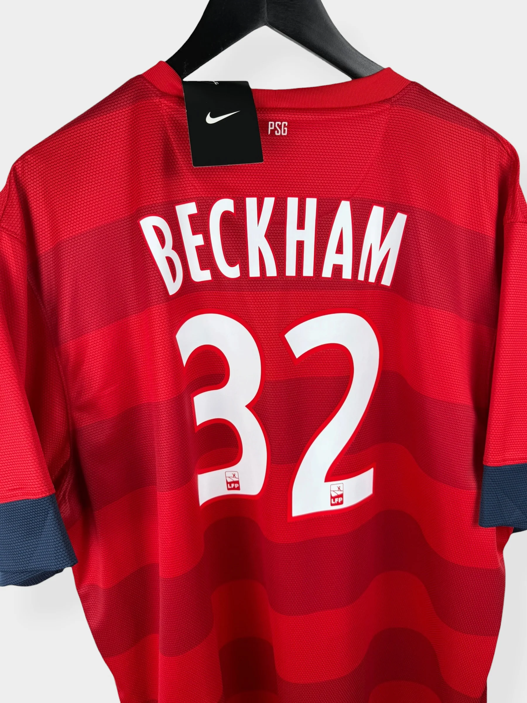 2012-13 PARIS SAINT-GERMAIN AWAY SHIRT BECKHAM #32 XXL - Image 3