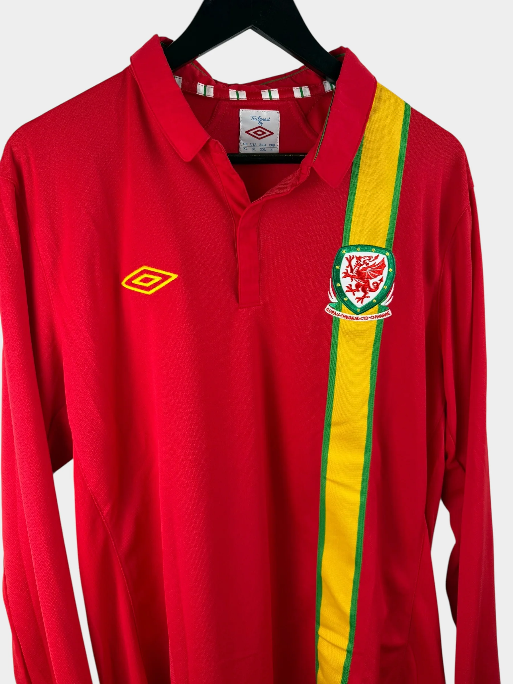 2012-13 WALES HOME SHIRT LS XL - Image 3