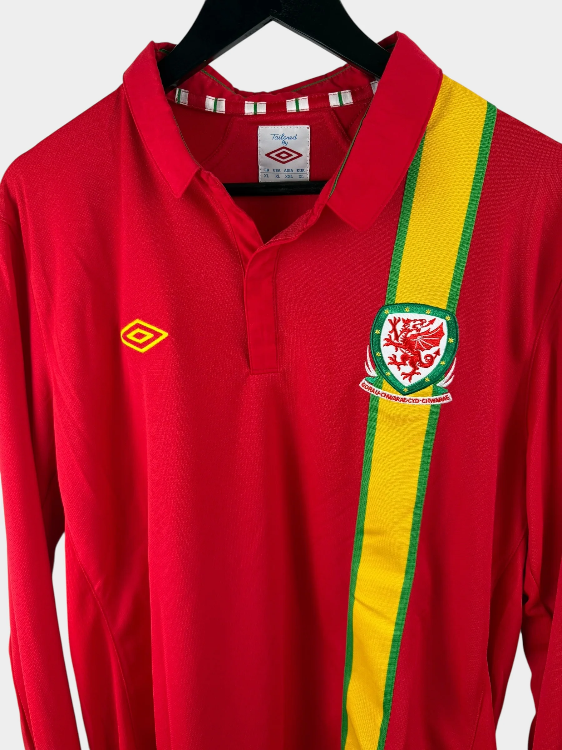 2012-13 WALES HOME SHIRT LS XL - Image 4