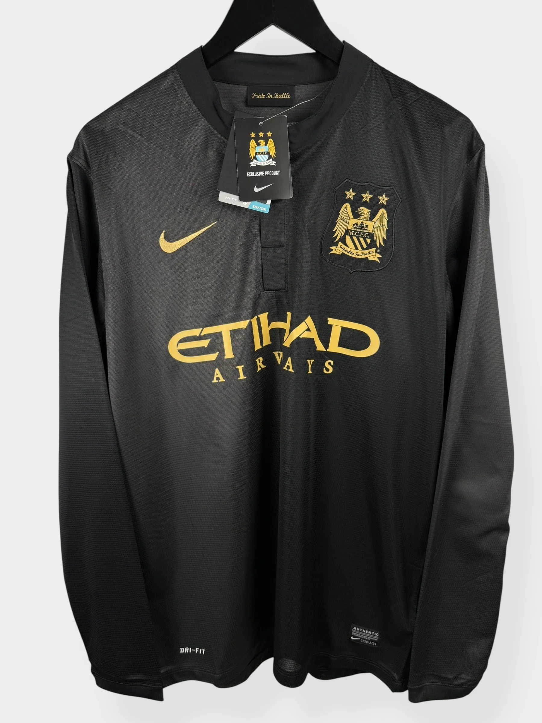 2013-14 MANCHESTER CITY AWAY SHIRT LS TOURE YAYA #42 M - Image 2