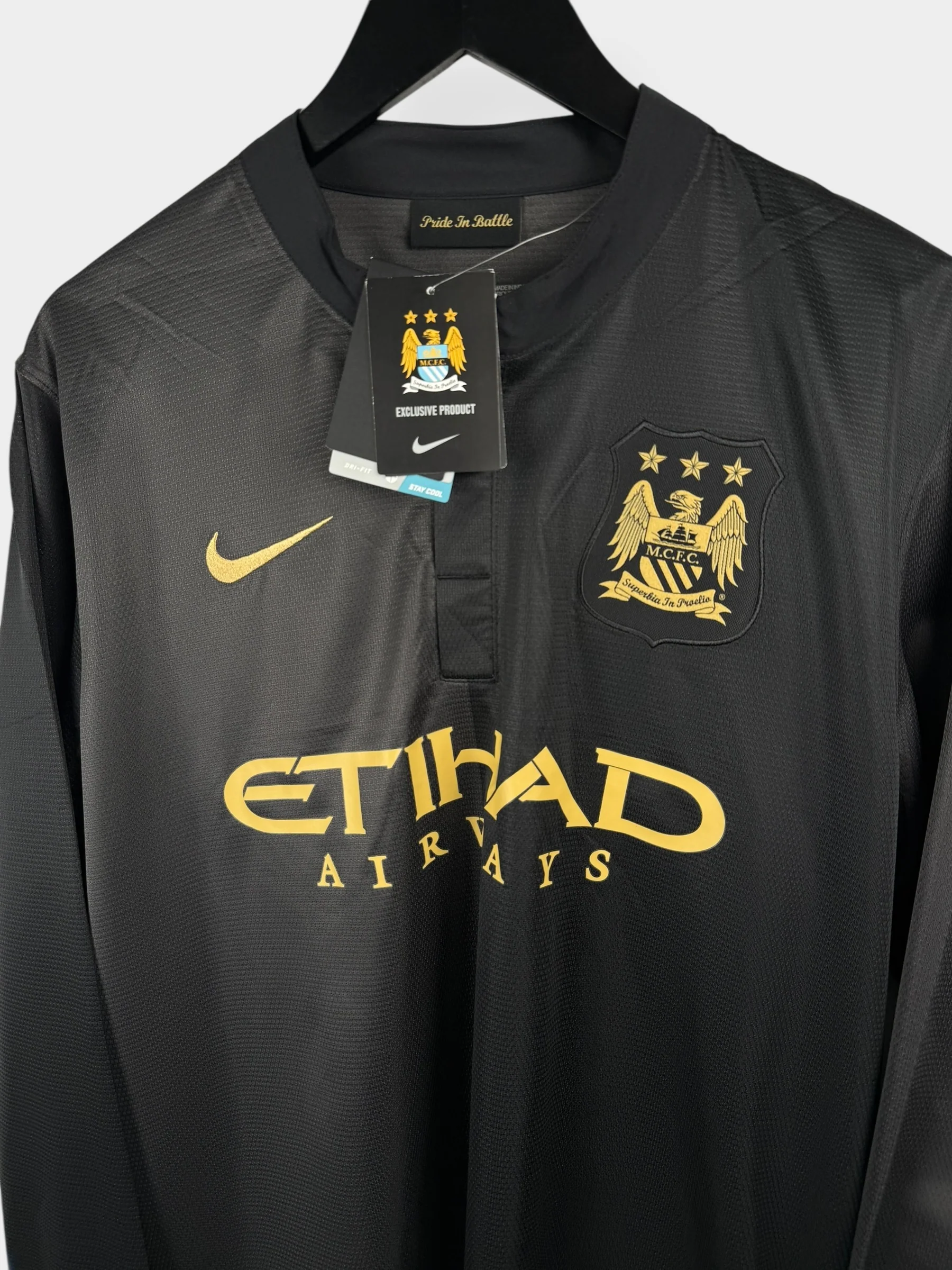 2013-14 MANCHESTER CITY AWAY SHIRT LS TOURE YAYA #42 M - Image 4