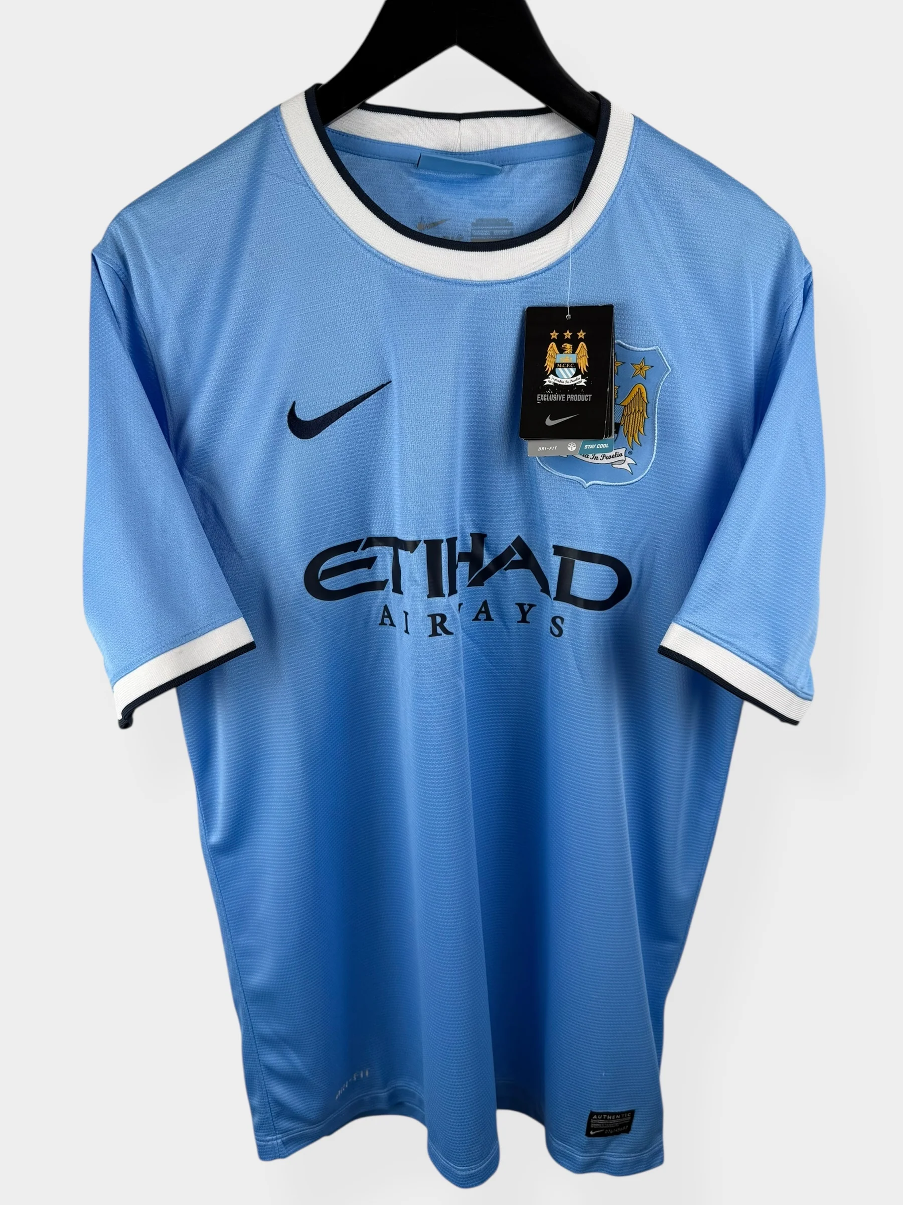 2013-14 MANCHESTER CITY HOME SHIRT L