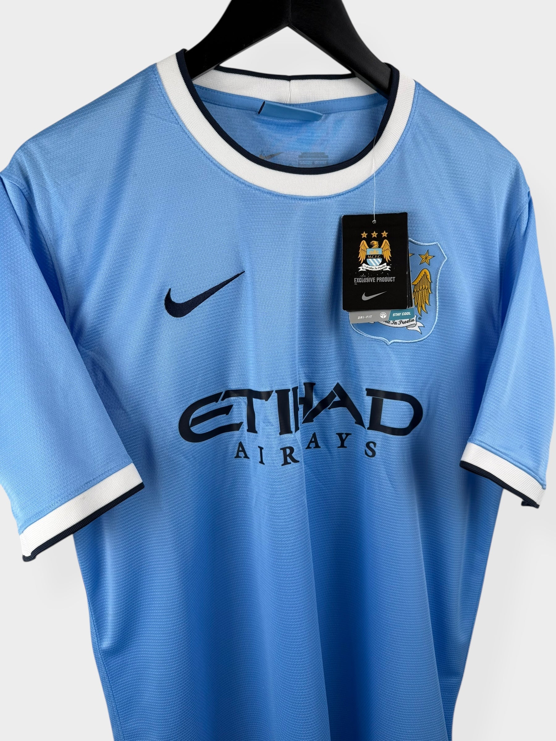 2013-14 MANCHESTER CITY HOME SHIRT L - Image 3