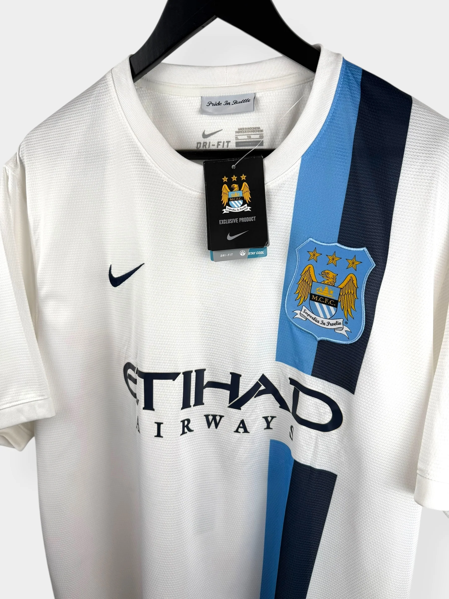 2013-14 MANCHESTER CITY THIRD SHIRT KOMPANY #4 XL - Image 4