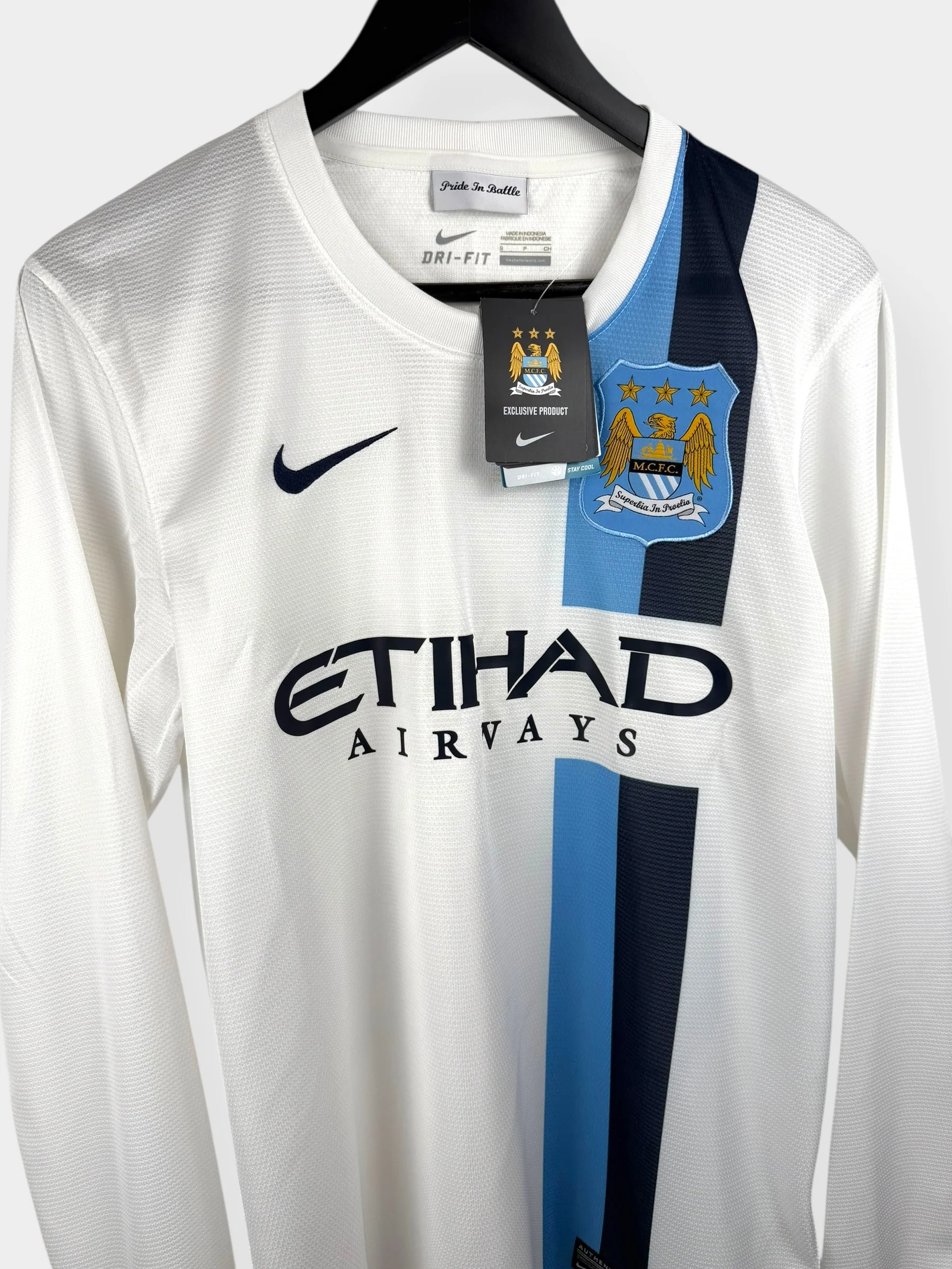 2013-14 MANCHESTER CITY THIRD SHIRT LS S - Image 3