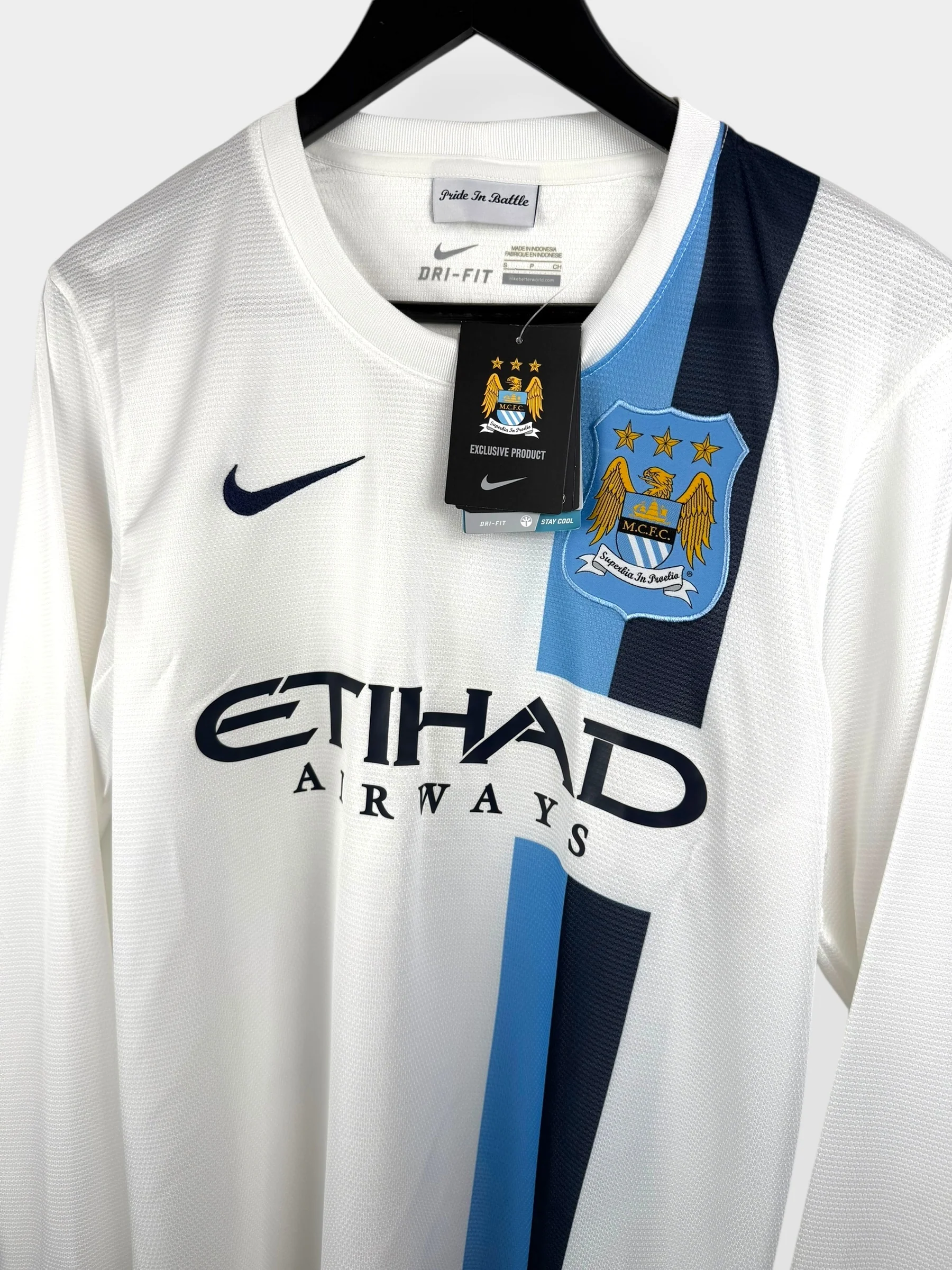 2013-14 MANCHESTER CITY THIRD SHIRT LS S - Image 4