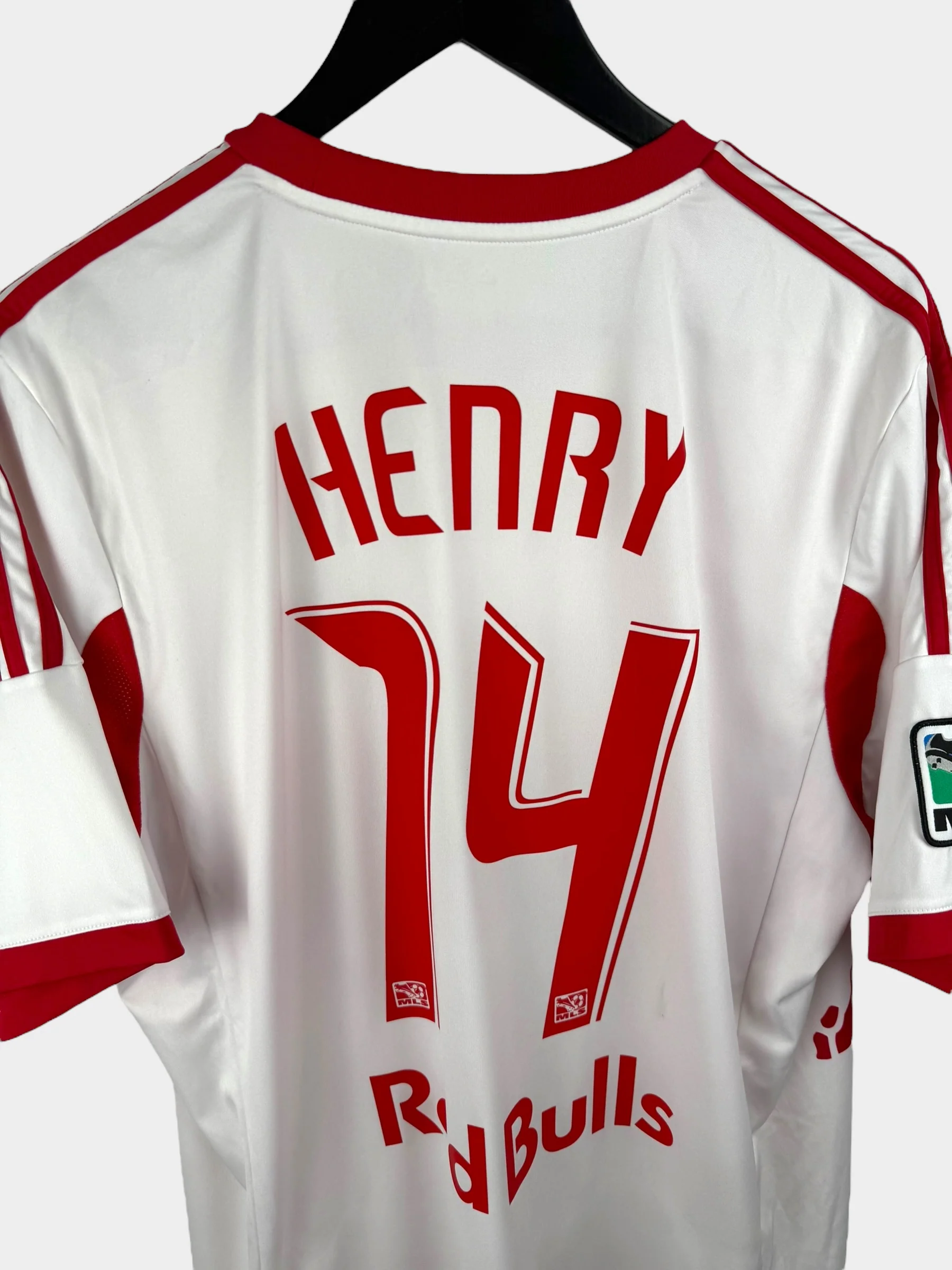 2013-14 NEW YORK REDBULLS HOME SHIRT HENRY #14 XL - Image 3