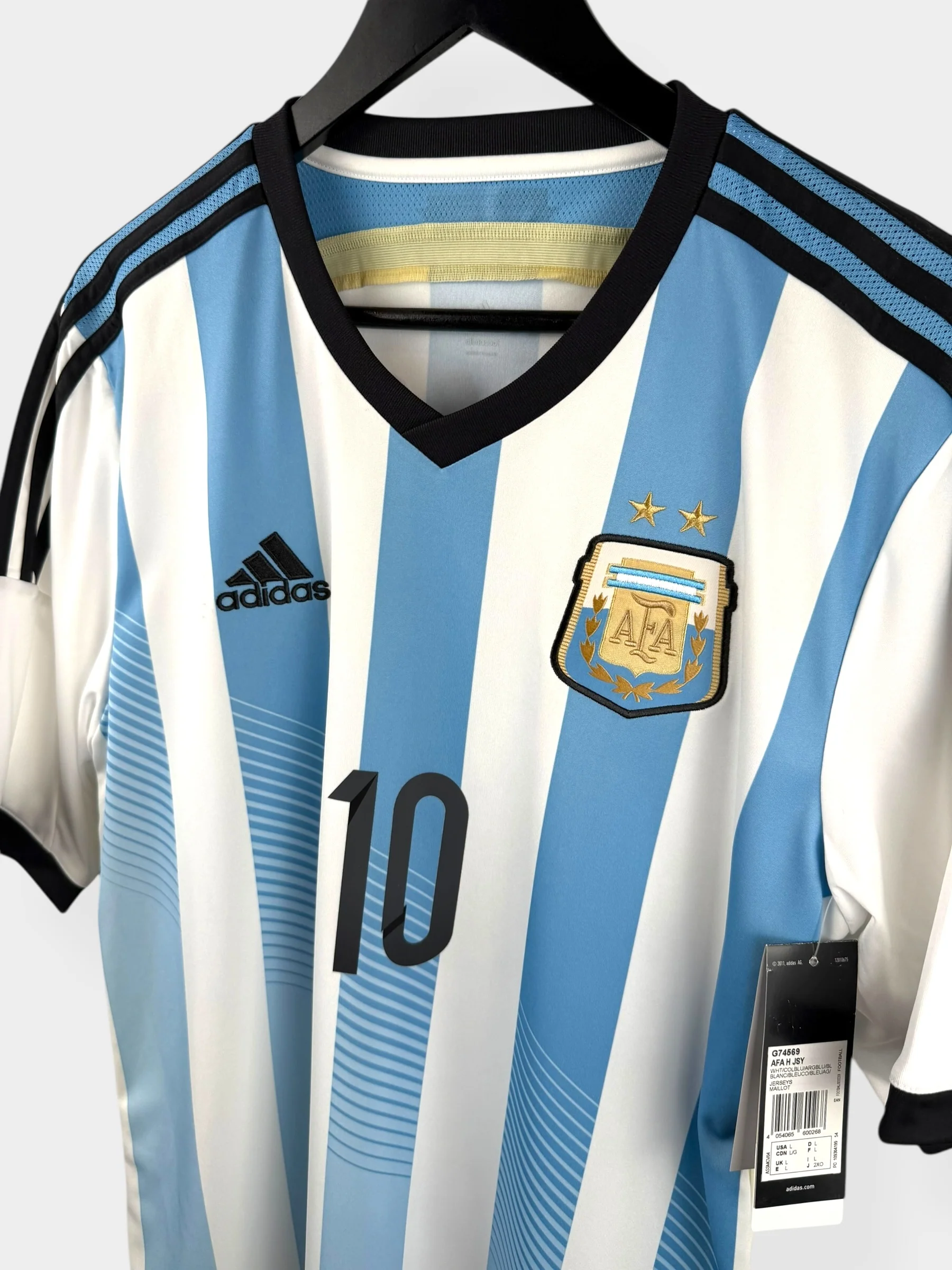 2013-15 ARGENTINA HOME SHIRT MESSI #10 L - Image 4