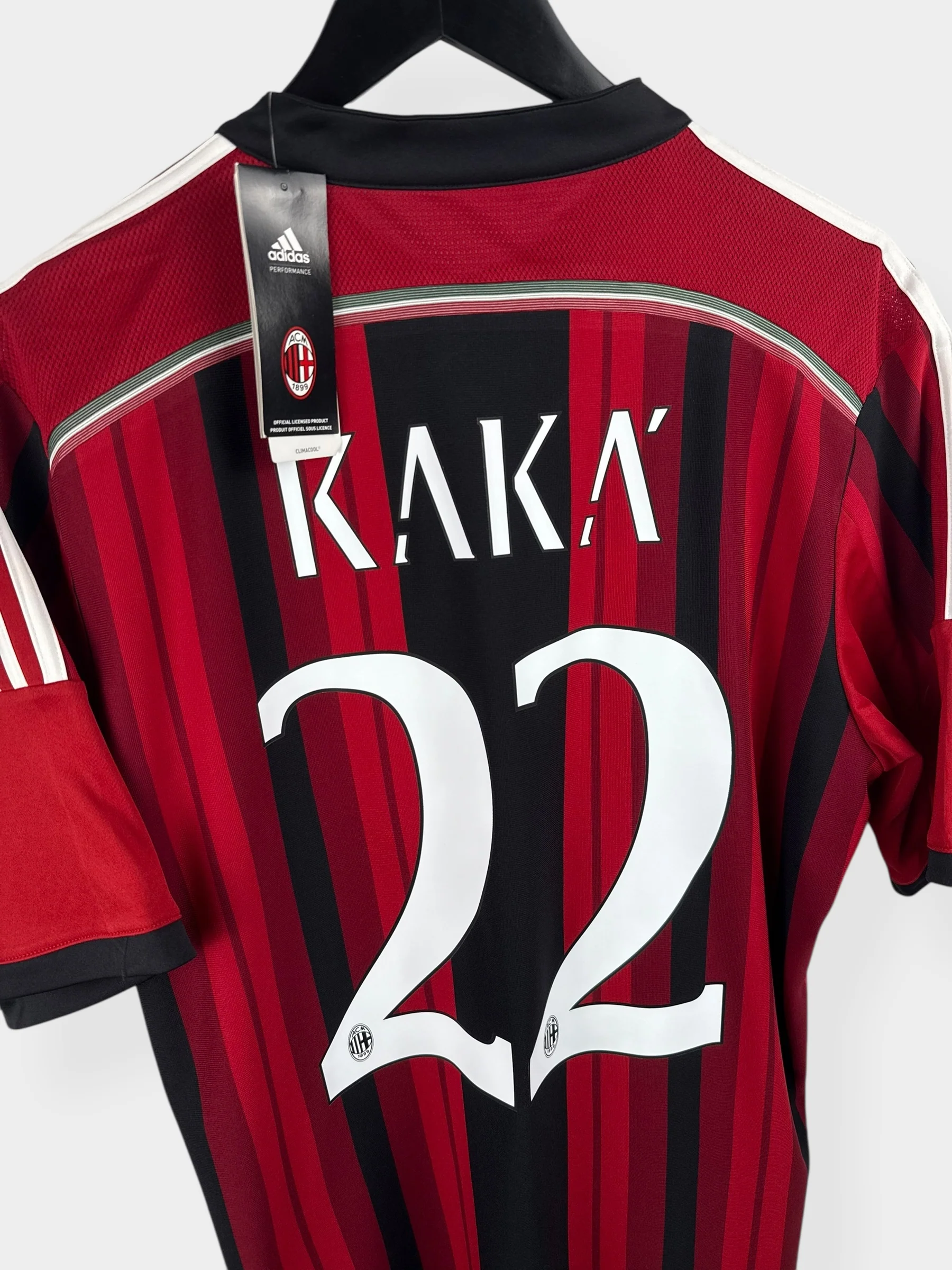 2014-15 AC MILAN HOME SHIRT KAKA #22 L - Image 3
