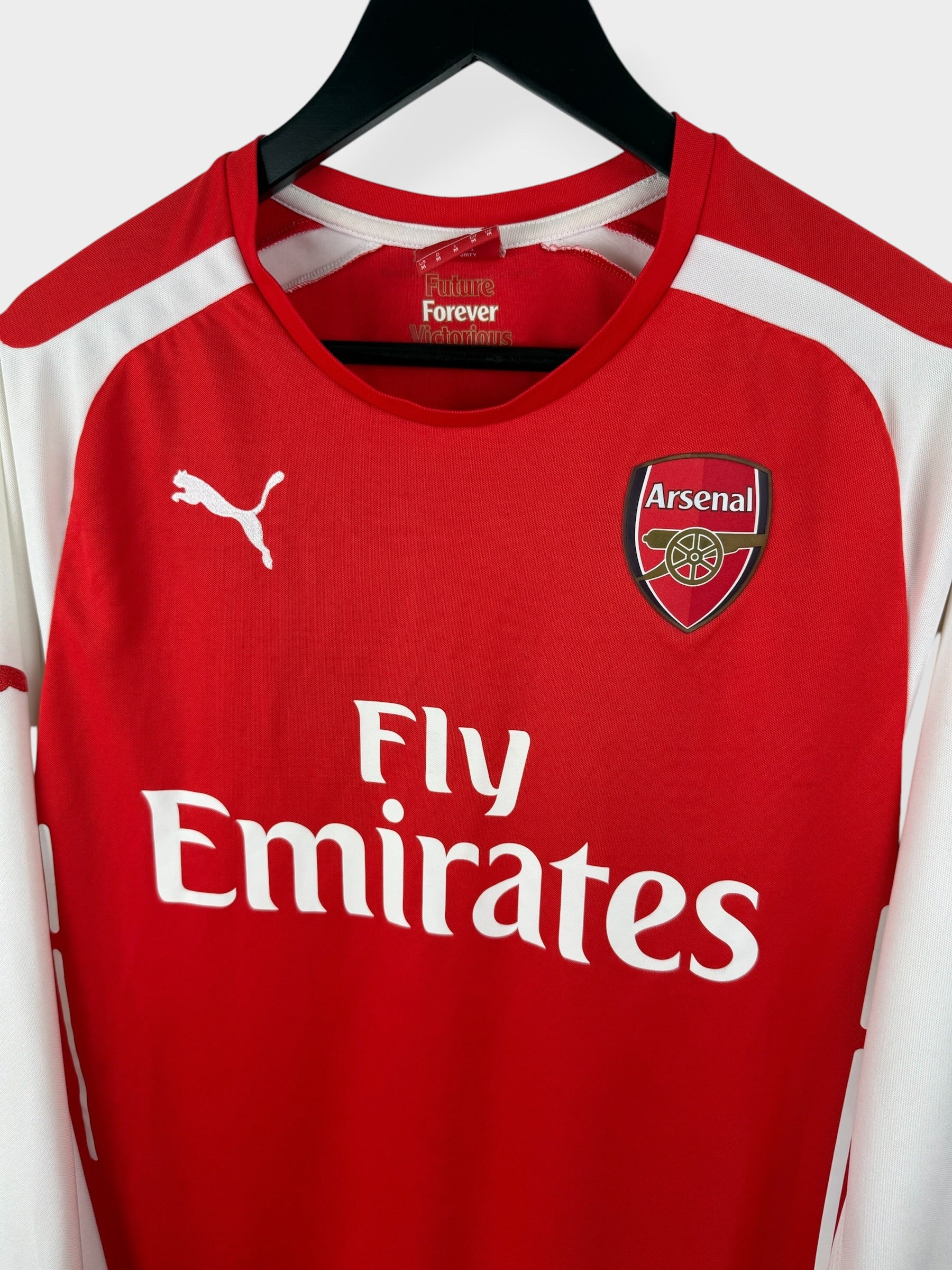 2014-15 ARSENAL HOME SHIRT LS ALEXIS #17 M - Image 4
