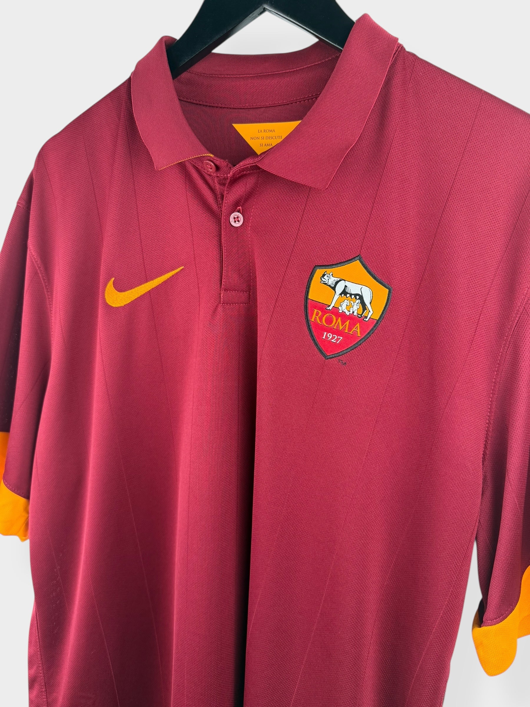 2014-15 AS ROMA HOME SHIRT STROOTMAN #6 XL - Image 4