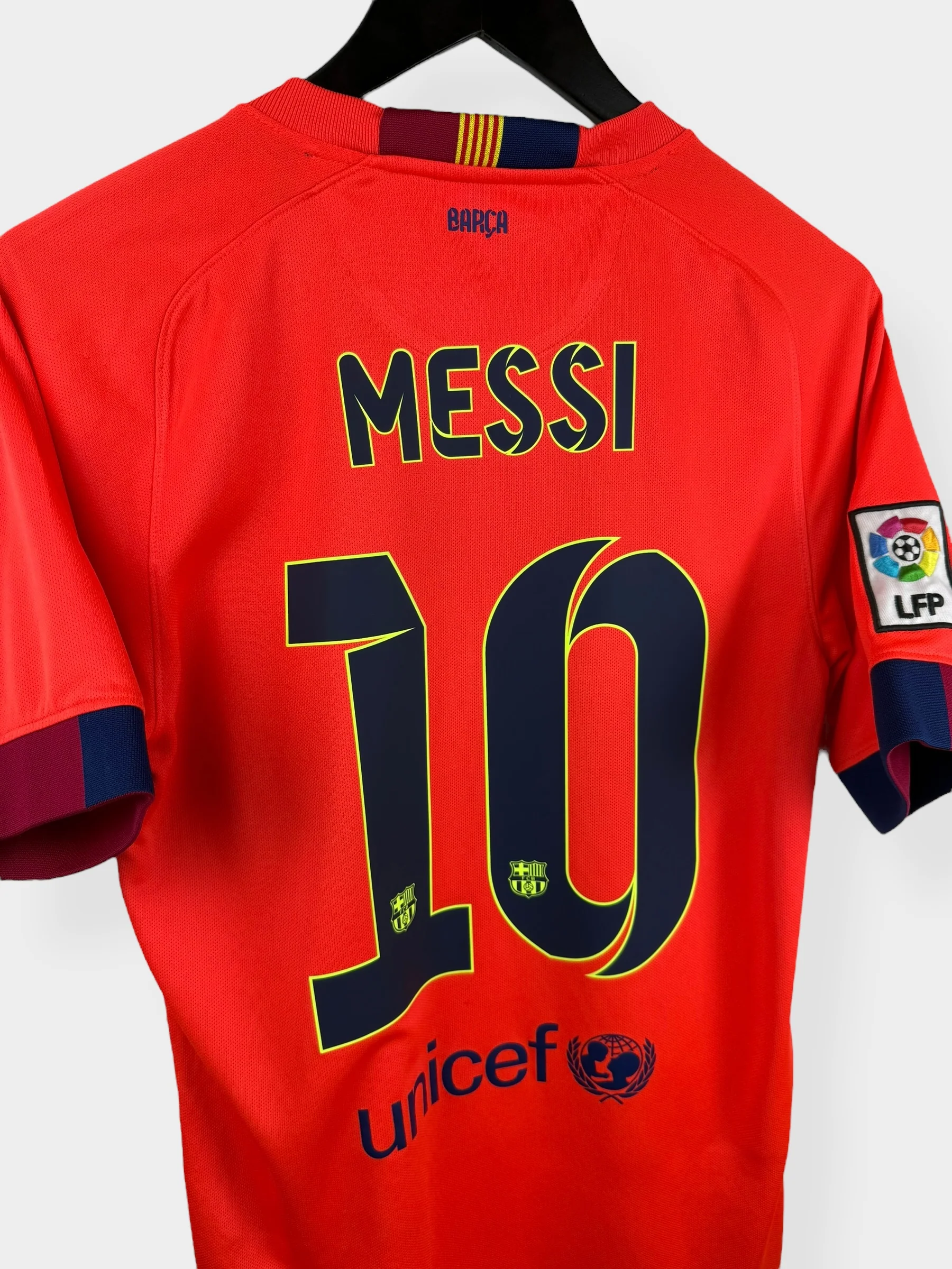 2014-15 BARCELONA AWAY SHIRT MESSI #10 S - Image 3