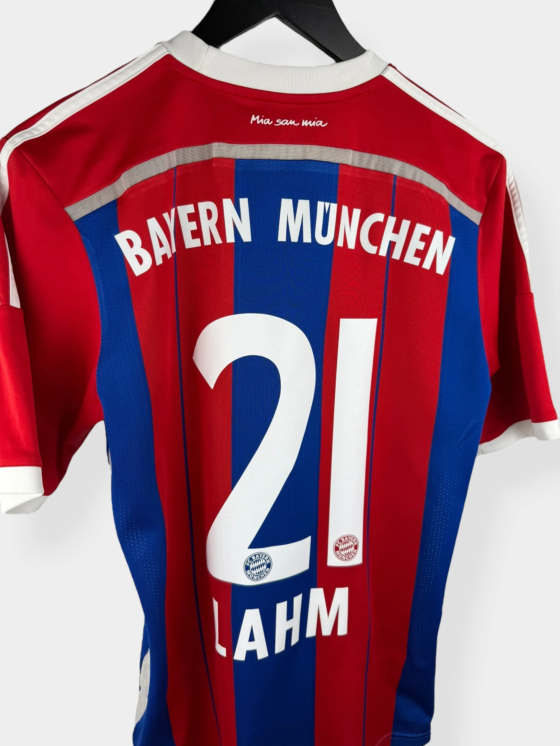 2014-15 BAYERN MUNICH HOME SHIRT LAHM #21 S - Image 3