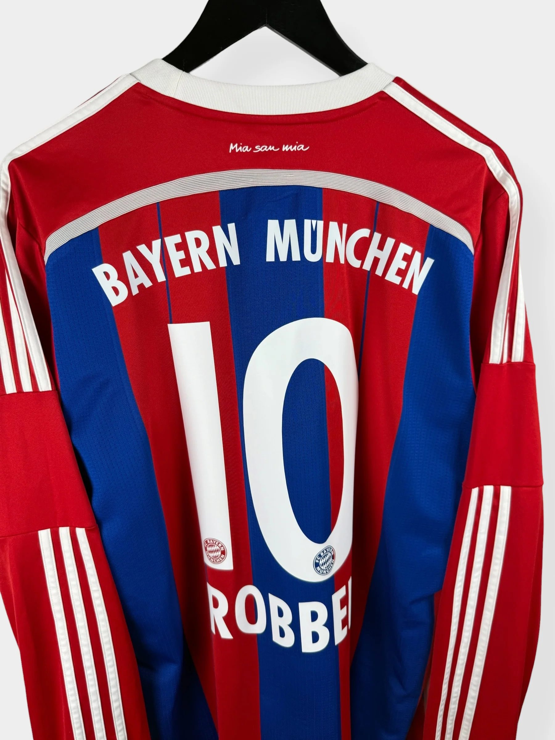 2014-15 BAYERN MUNICH HOME SHIRT LS ROBBEN #10 XL - Image 3