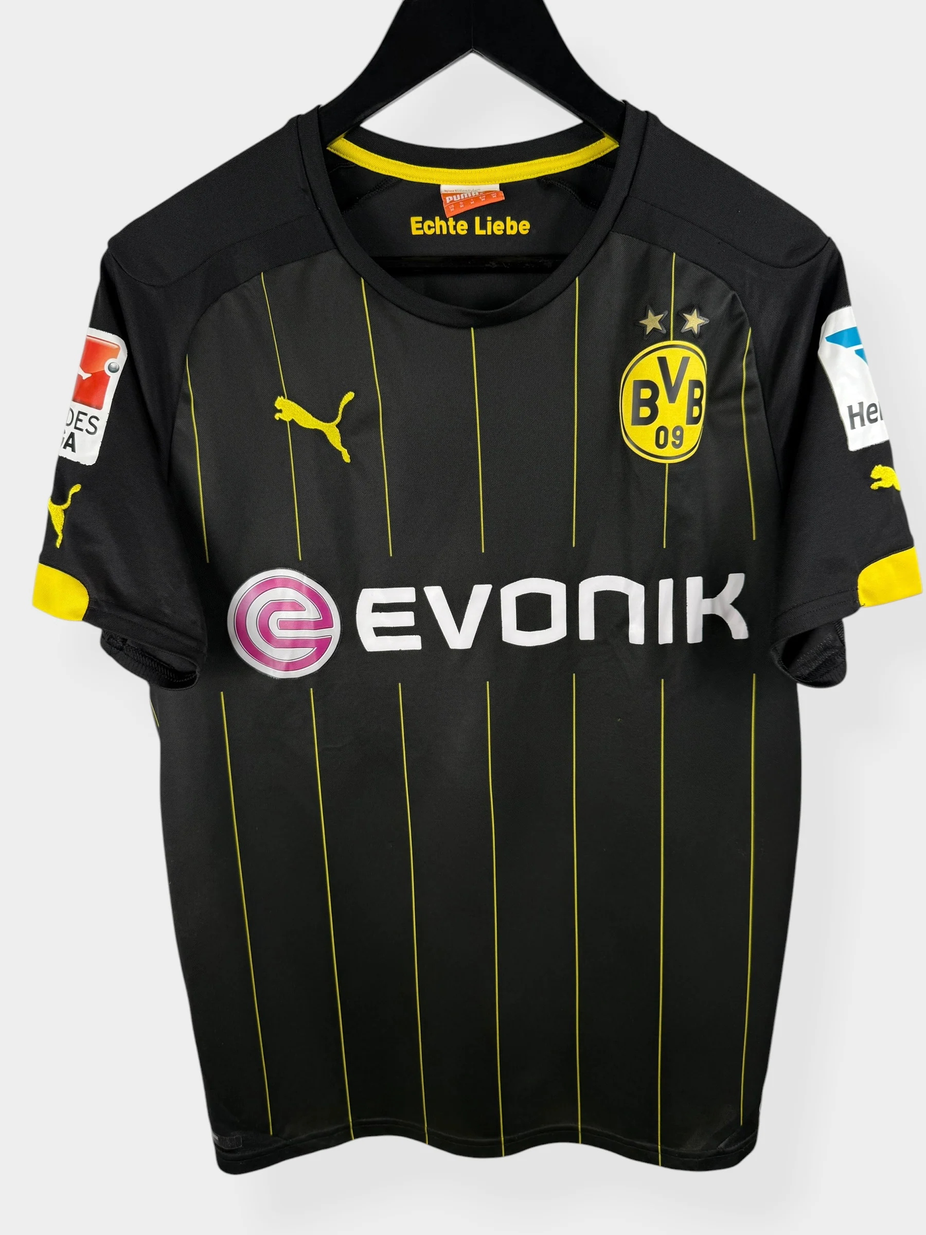 2014-15 BORUSSIA DORTMUND AWAY SHIRT AUBAMEYANG #17 M - Image 2