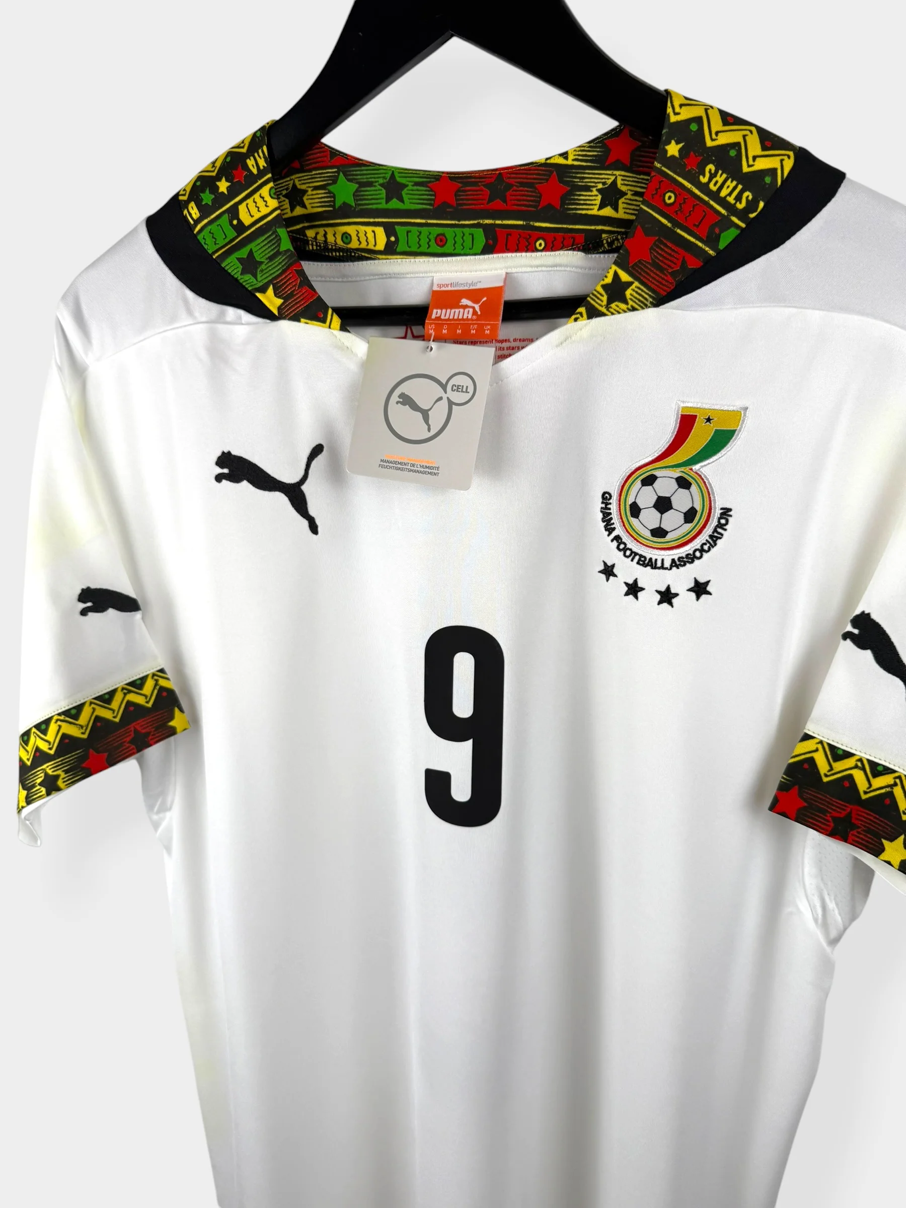 2014-15 GHANA HOME SHIRT BOATENG #9 M - Image 4
