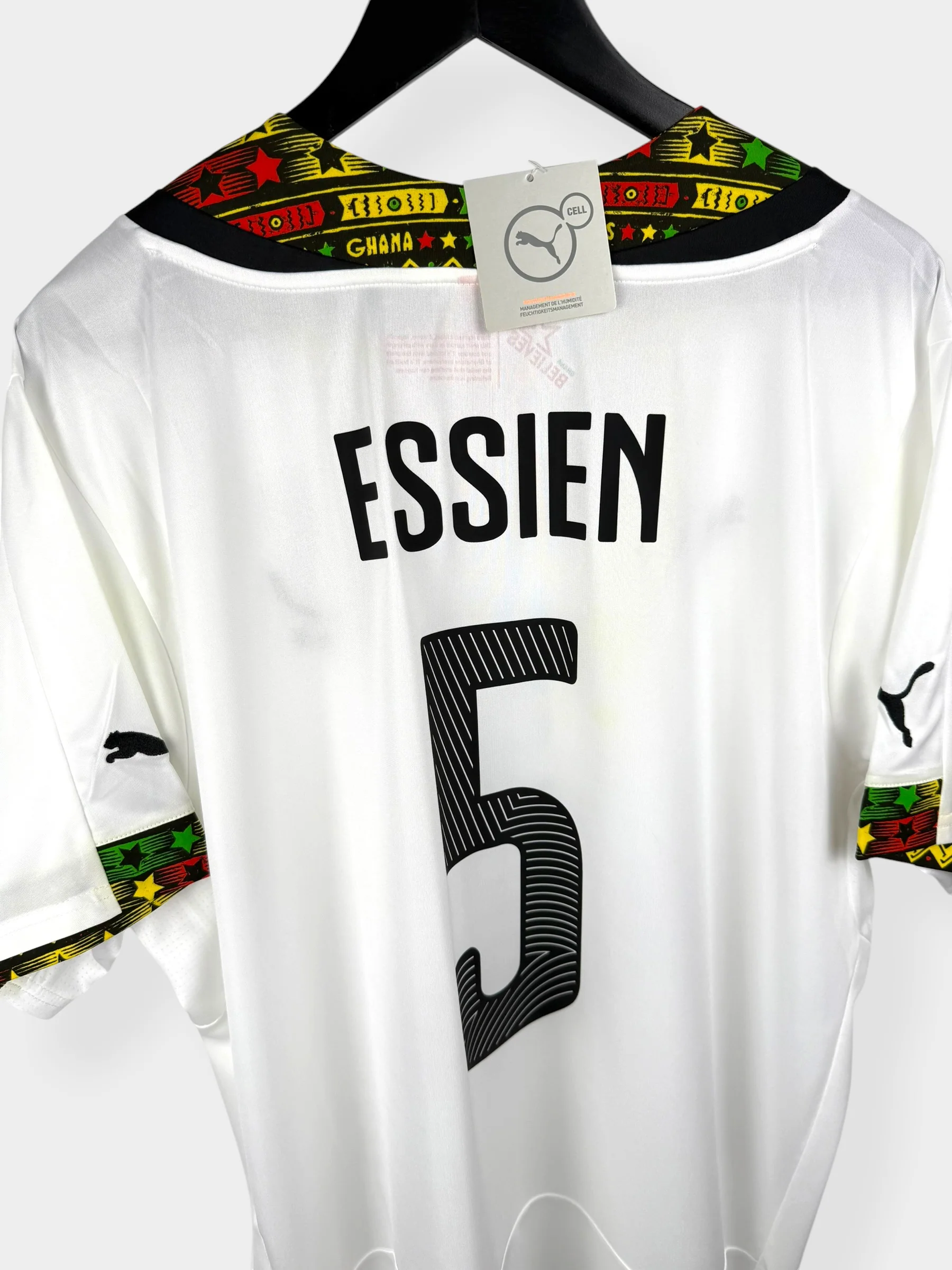 2014-15 GHANA HOME SHIRT ESSIEN #5 XXL - Image 3