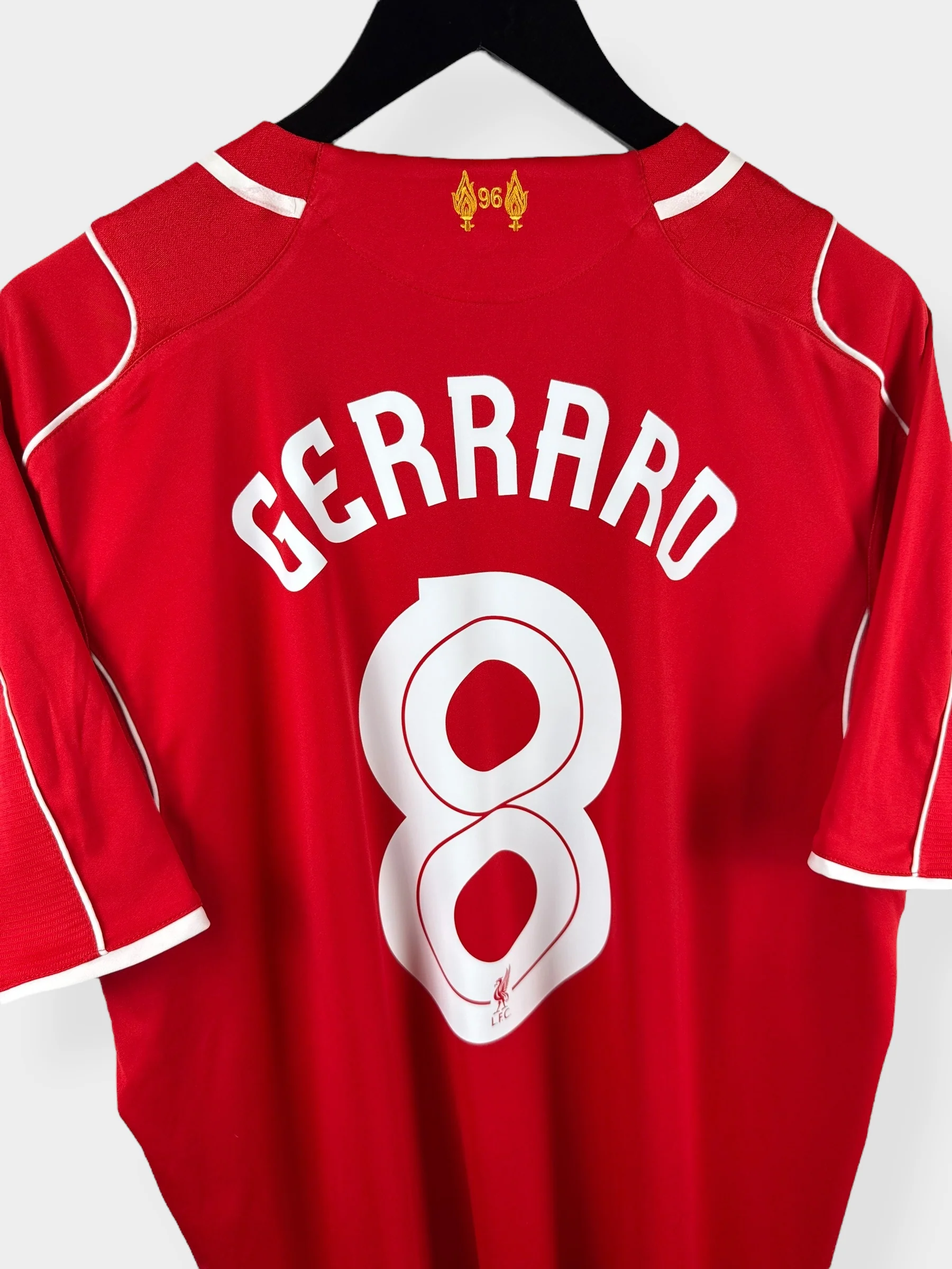 2014-15 LIVERPOOL HOME SHIRT GERRARD #8 XL - Image 3