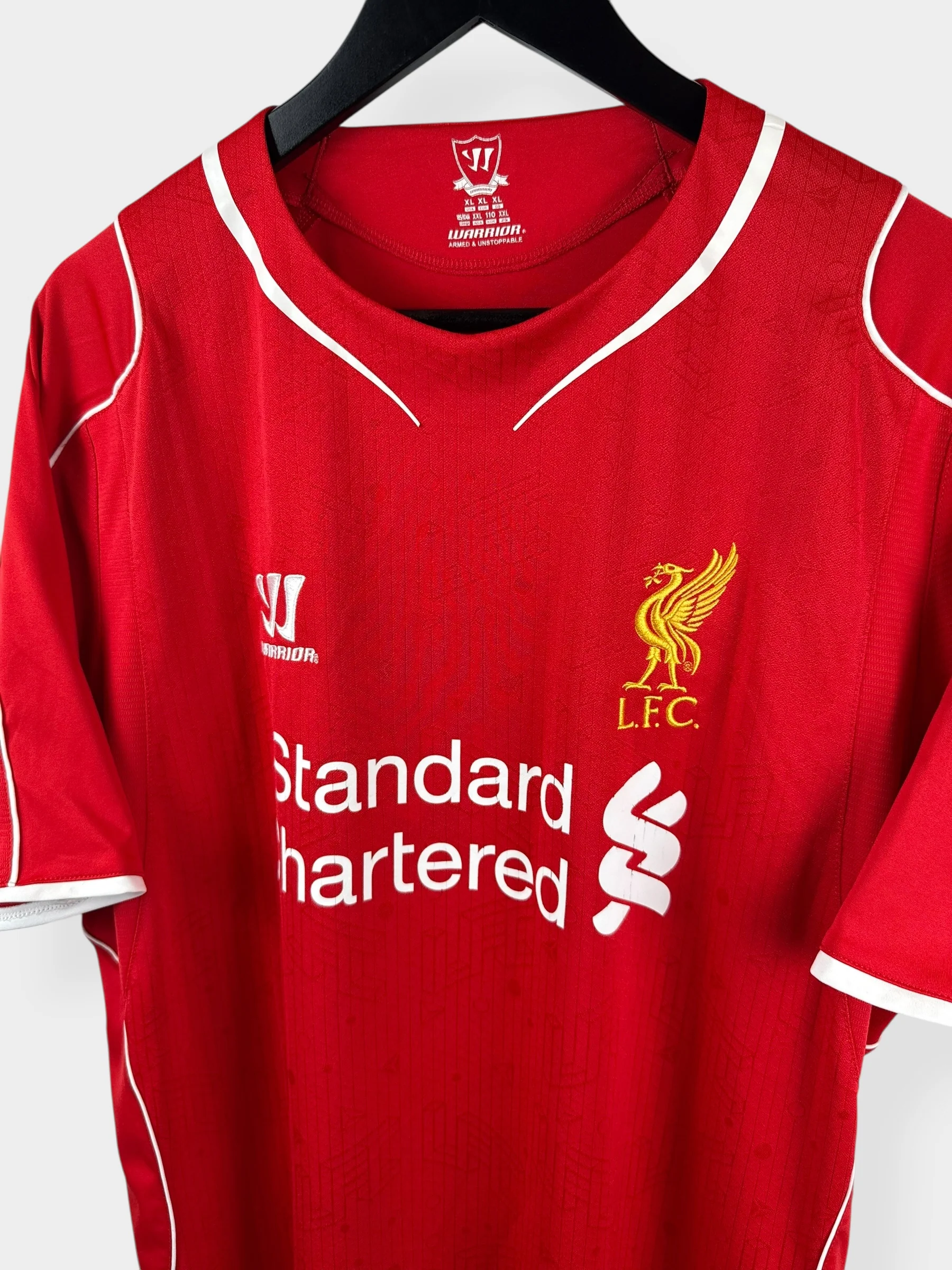 2014-15 LIVERPOOL HOME SHIRT GERRARD #8 XL - Image 4
