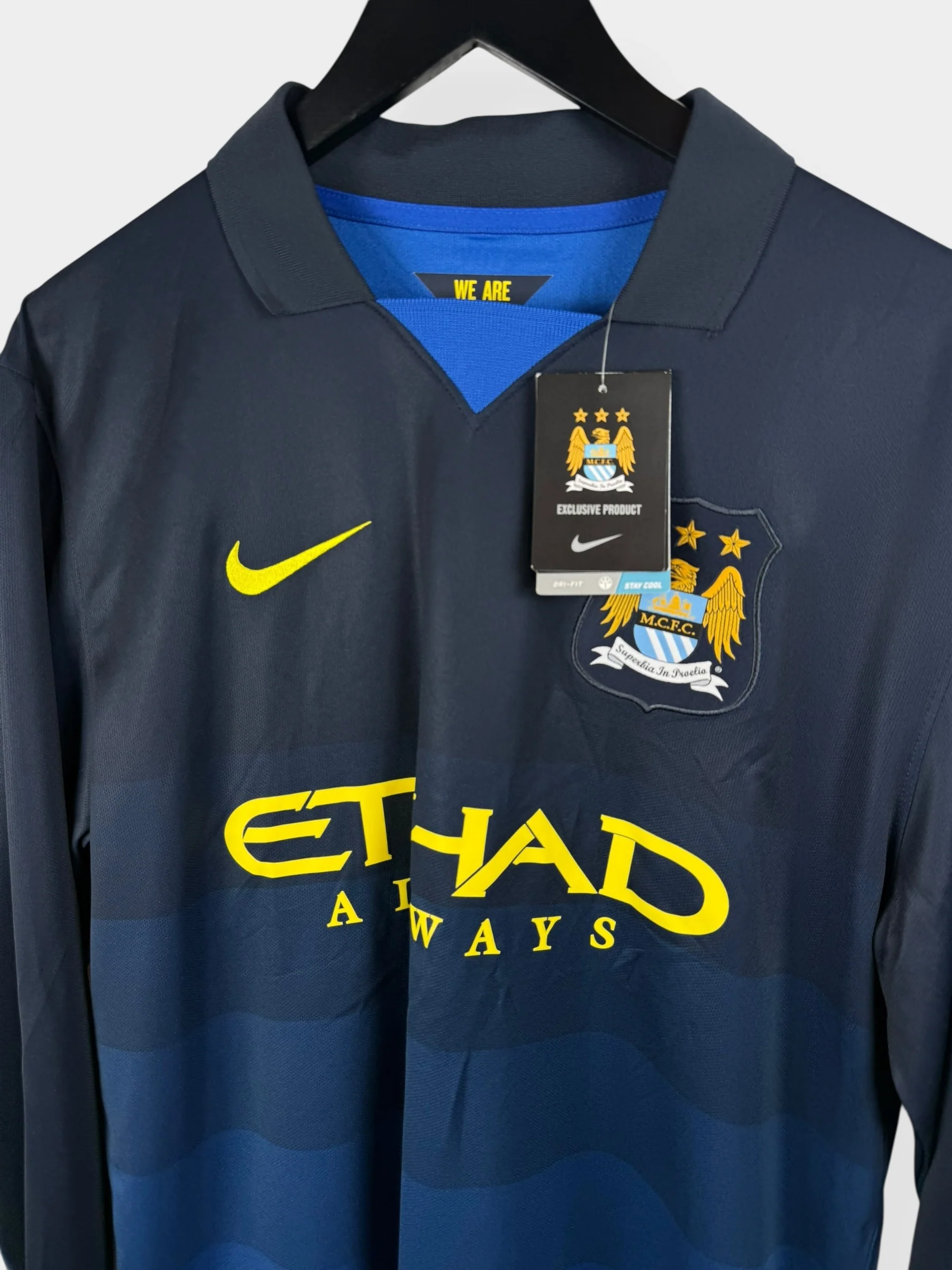 2014-15 MANCHESTER CITY AWAY SHIRT LS TOURE YAYA #42 L - Image 4
