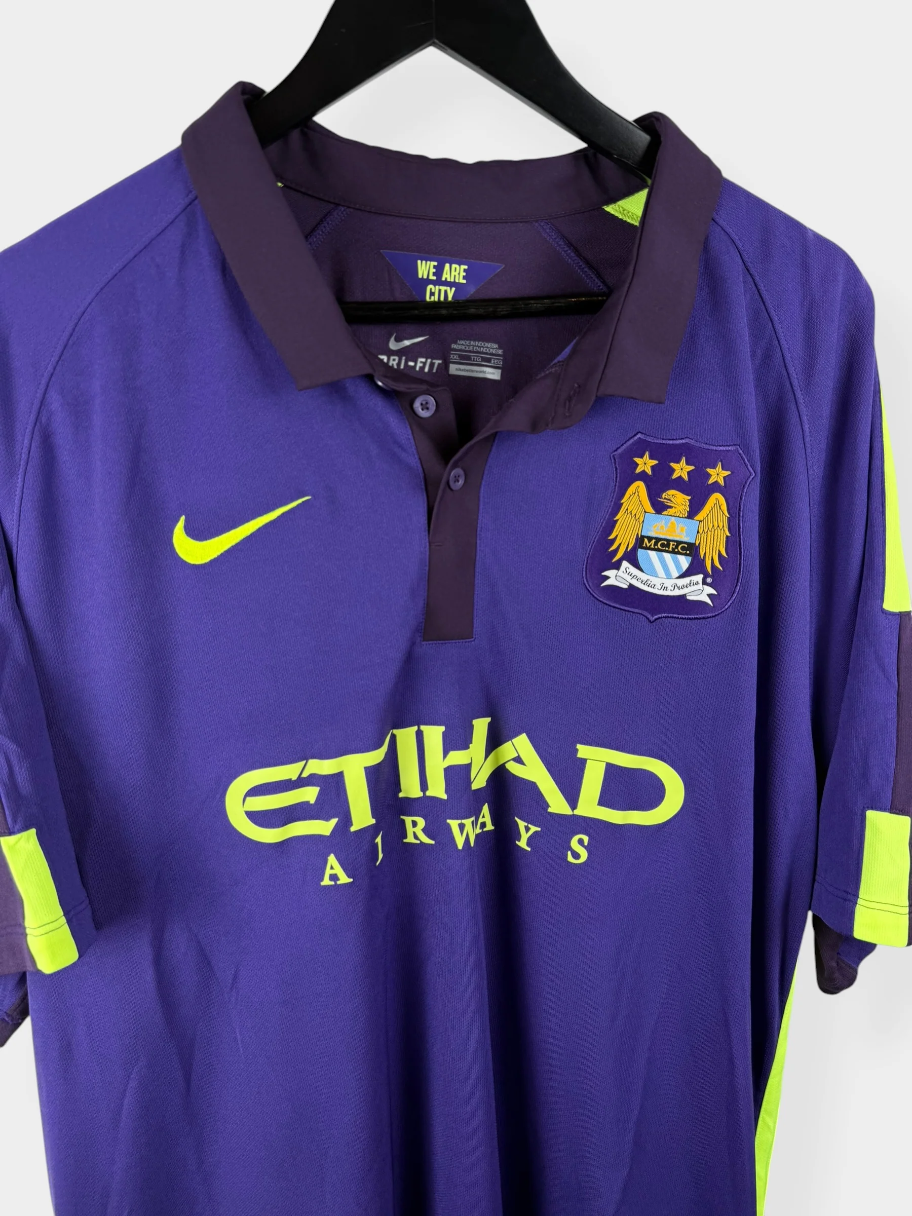 2014-15 MANCHESTER CITY THIRD SHIRT XXL - Image 3