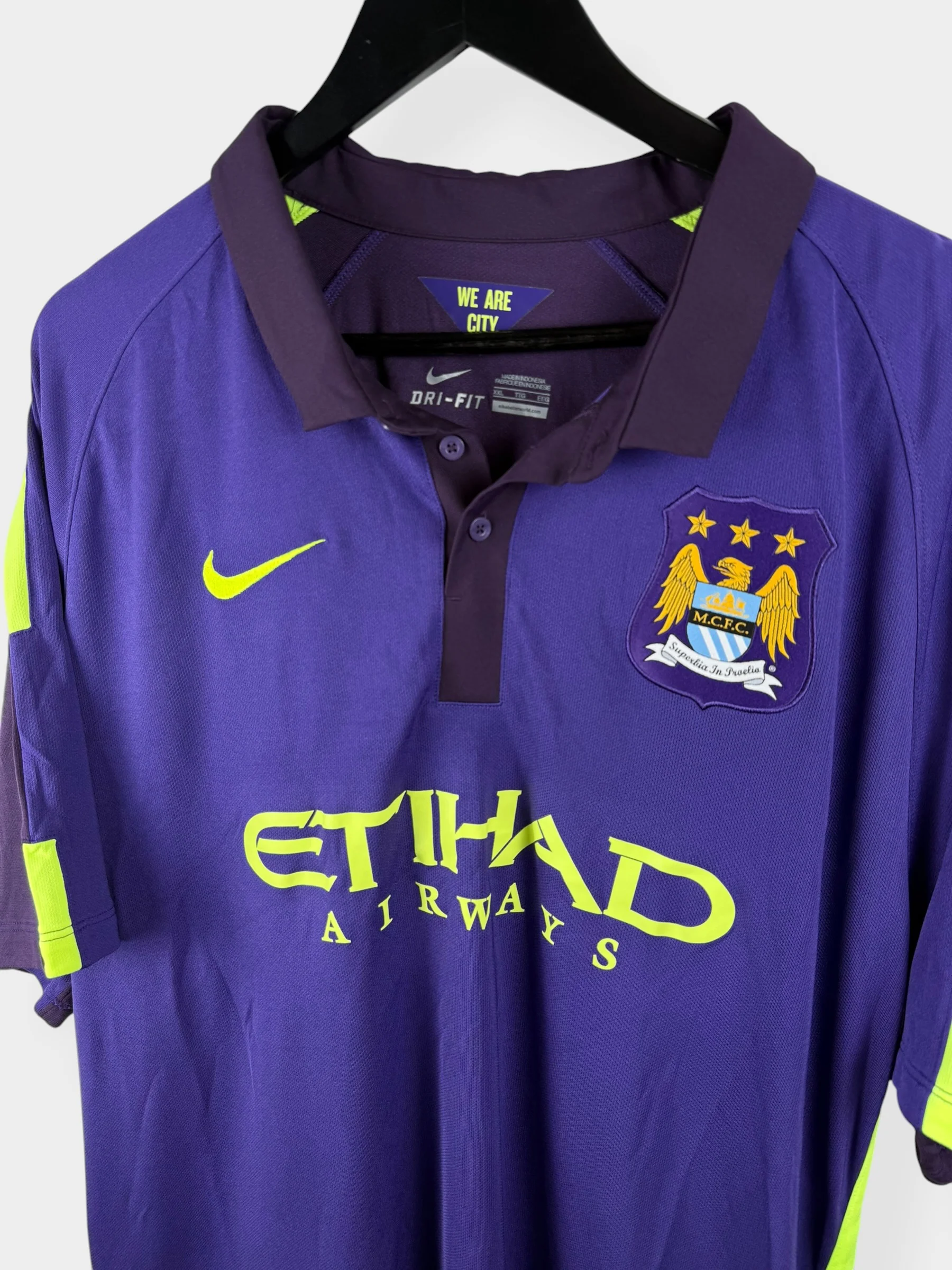 2014-15 MANCHESTER CITY THIRD SHIRT XXL - Image 4