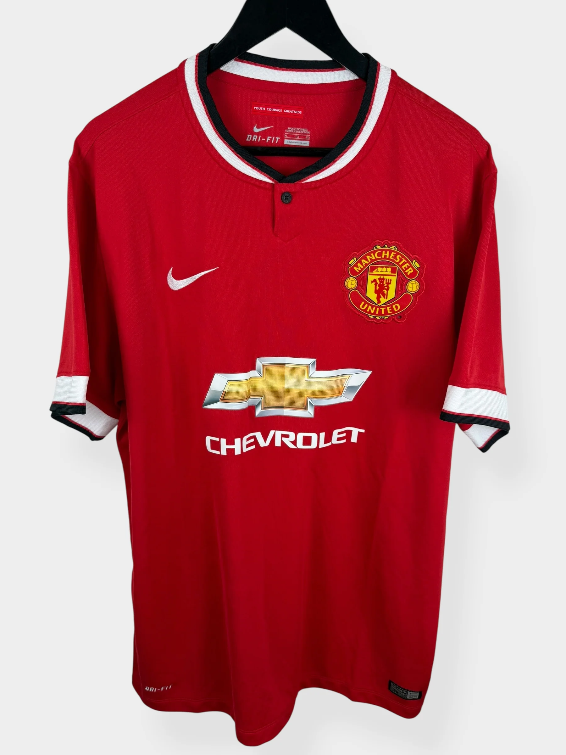 2014-15 MANCHESTER UNITED HOME SHIRT ROONEY #10 XL - Image 2
