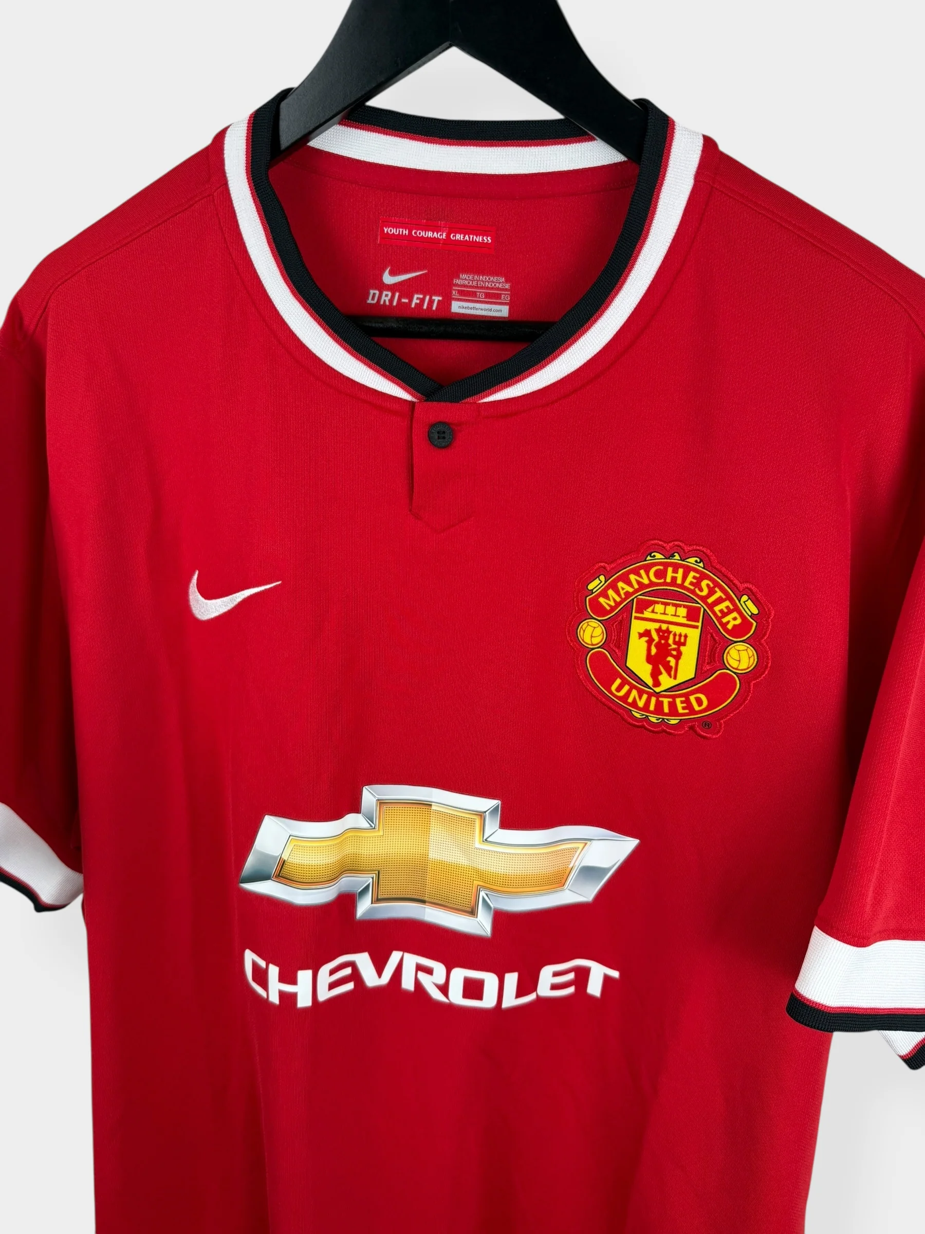 2014-15 MANCHESTER UNITED HOME SHIRT ROONEY #10 XL - Image 4