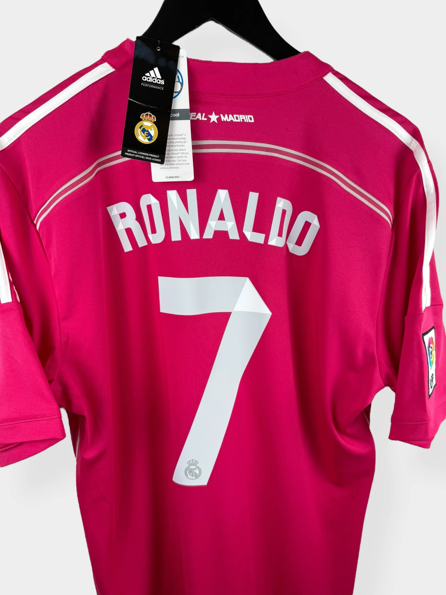 2014-15 REAL MADRID AWAY SHIRT RONALDO #7 L - Image 3