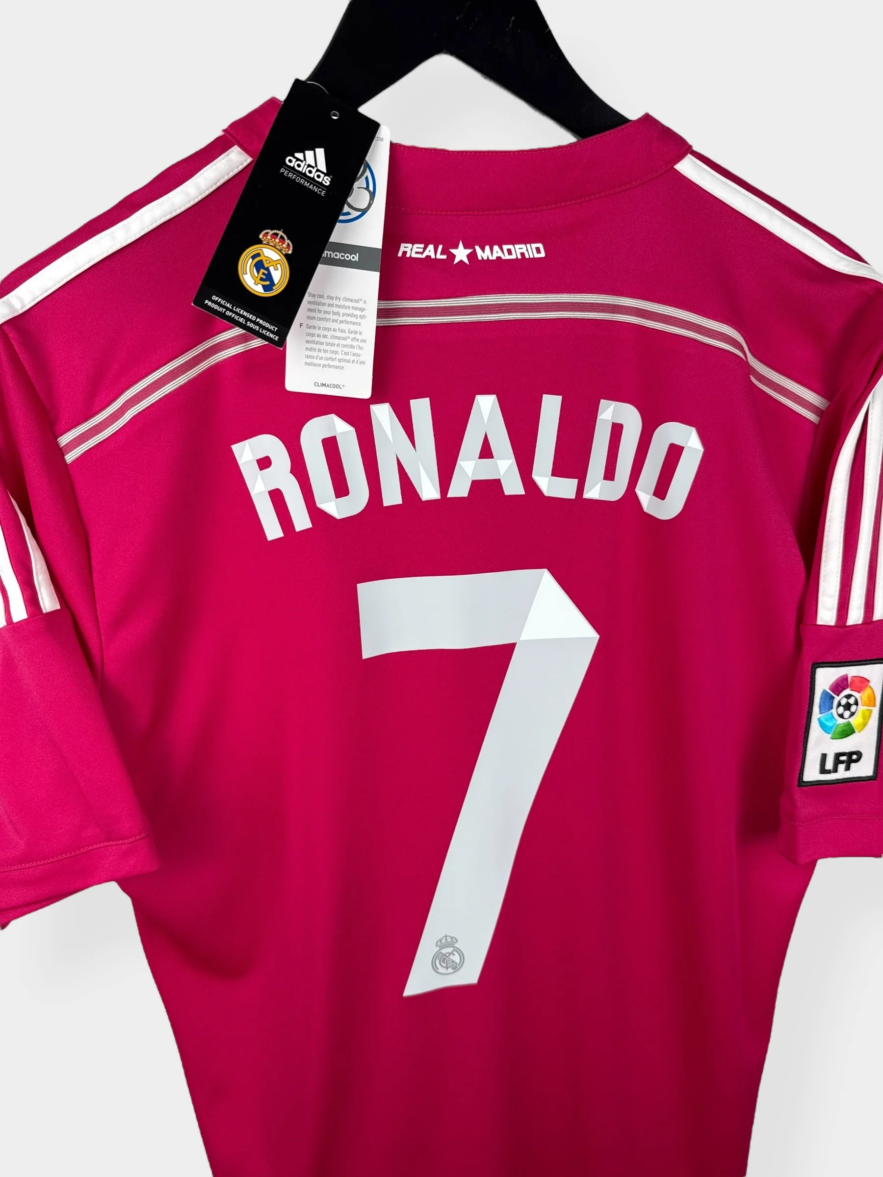 2014-15 REAL MADRID AWAY SHIRT RONALDO #7 M - Image 3