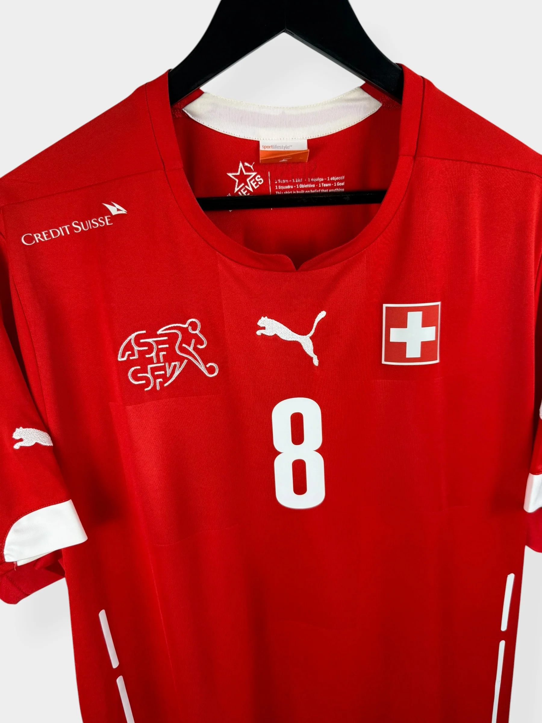 2014-15 SWITZERLAND HOME SHIRT INLER #8 XL - Image 4
