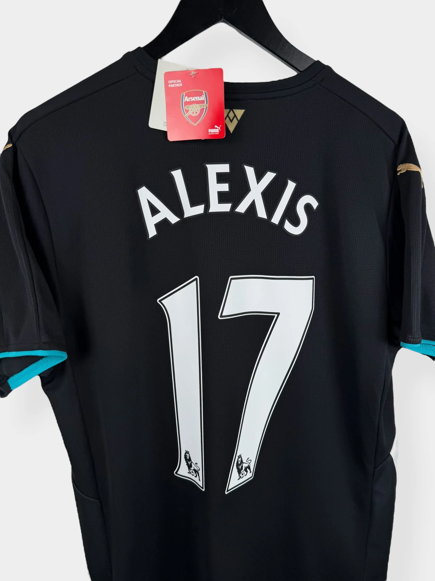 2015-16 ARSENAL THIRD SHIRT ALEXIS #17 L - Image 3