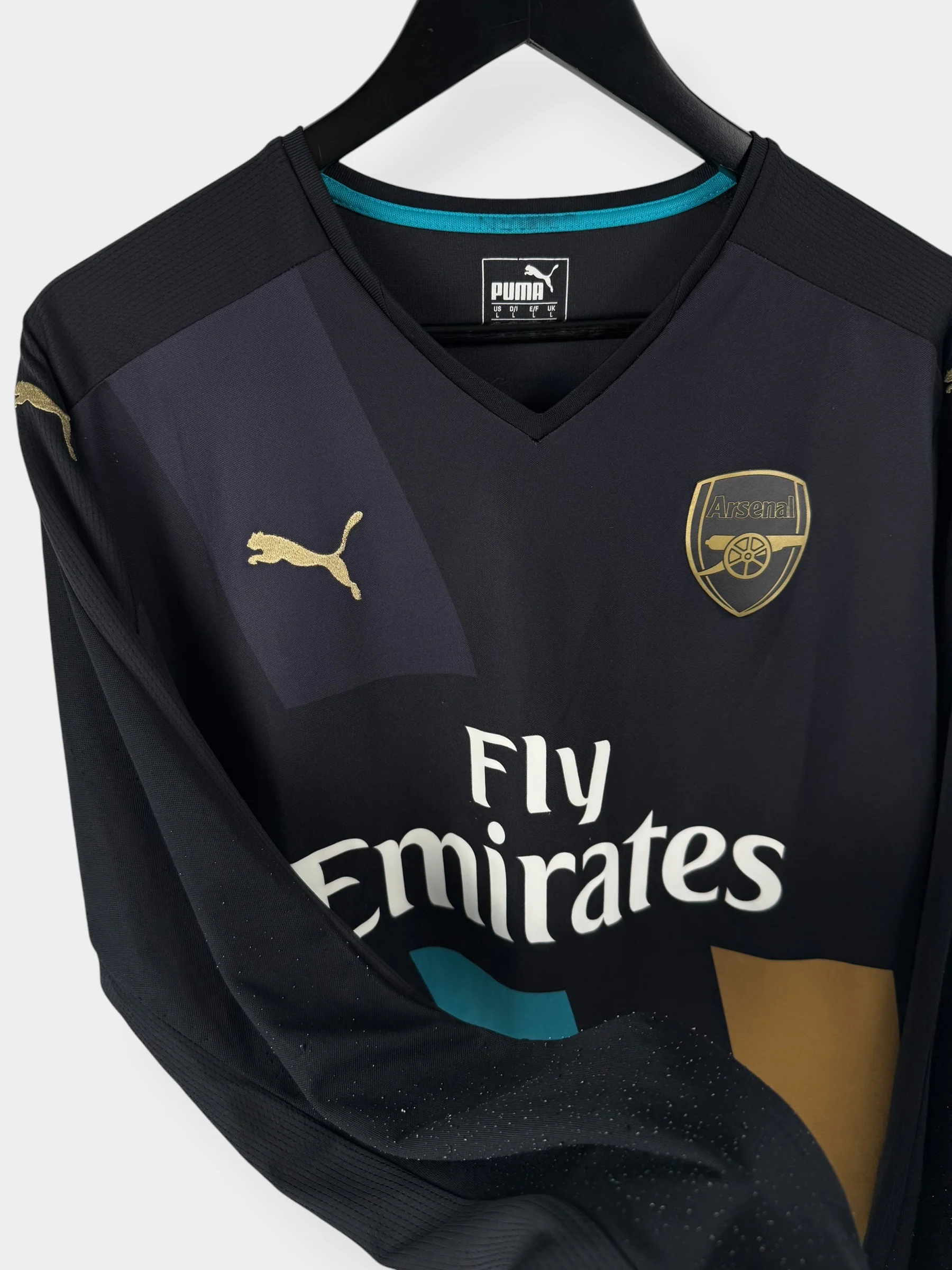 2015-16 ARSENAL THIRD SHIRT LS ALEXIS #17 L - Image 4
