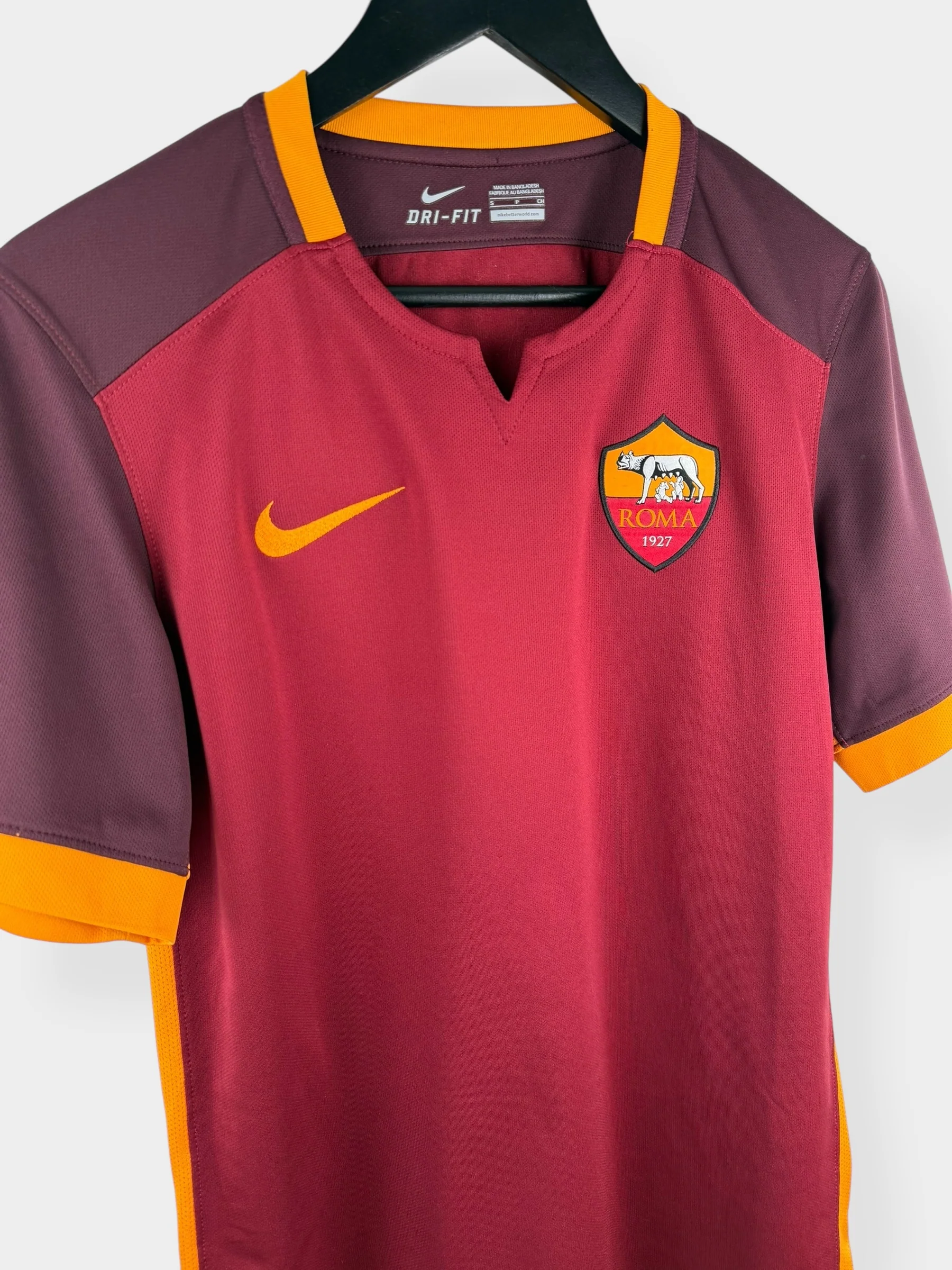 2015-16 AS ROMA HOME SHIRT S - Image 3