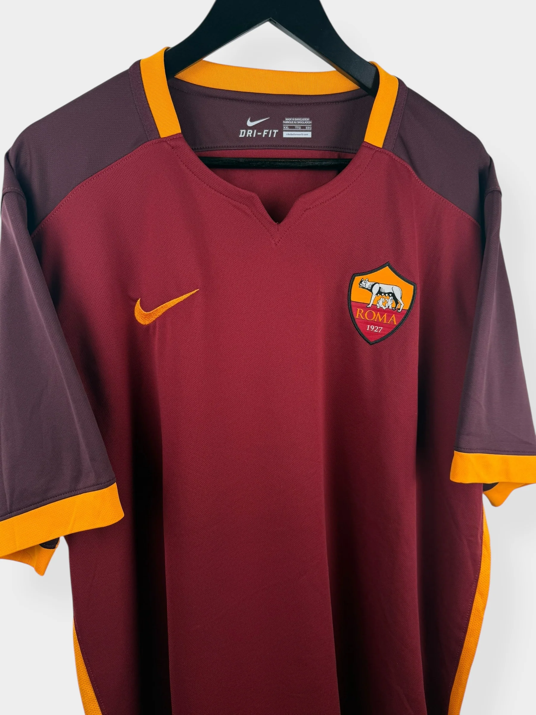 2015-16 AS ROMA HOME SHIRT XXL - Image 3