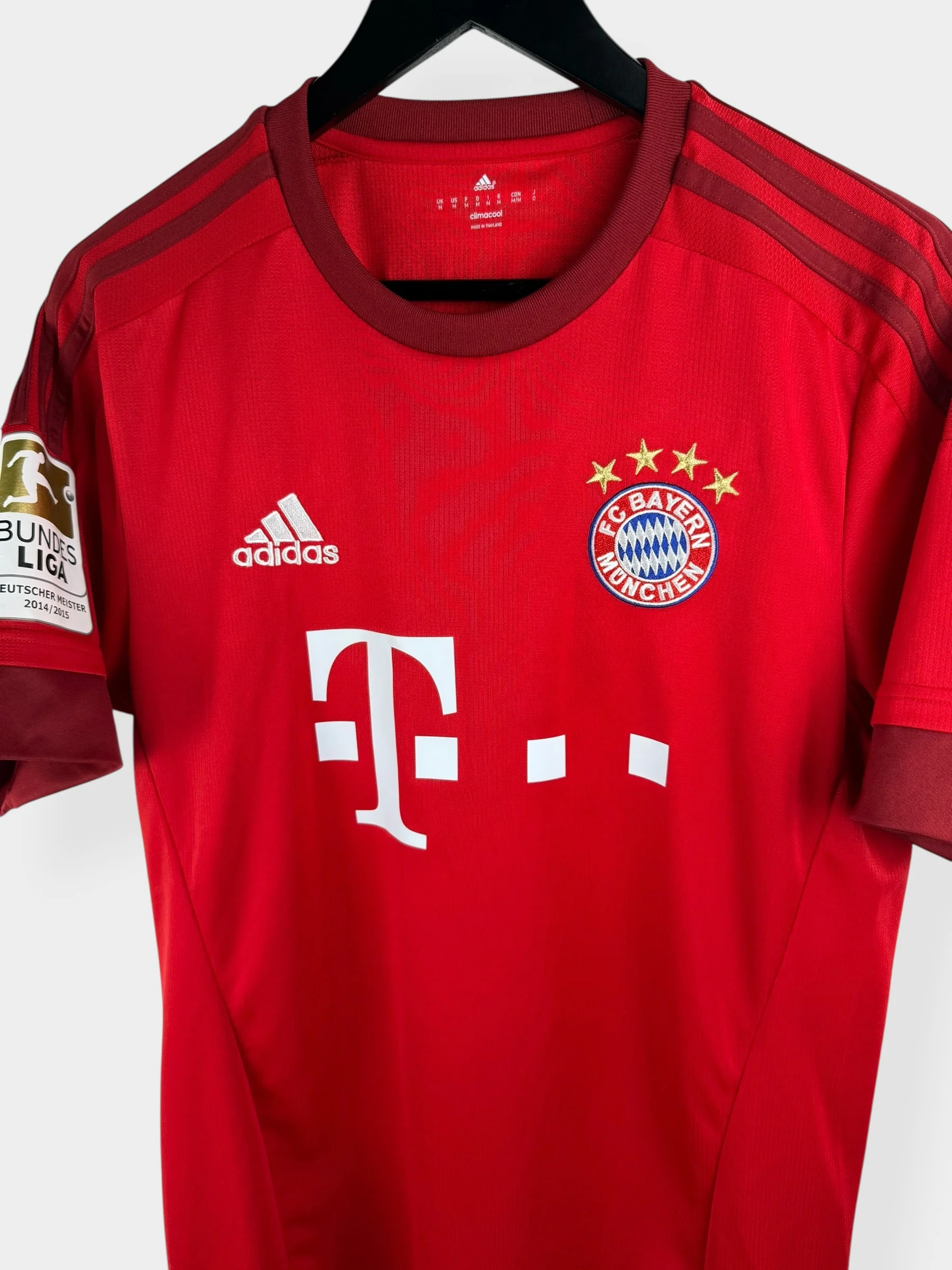 2015-16 BAYERN MUNICH HOME SHIRT BOATENG #17 M - Image 4