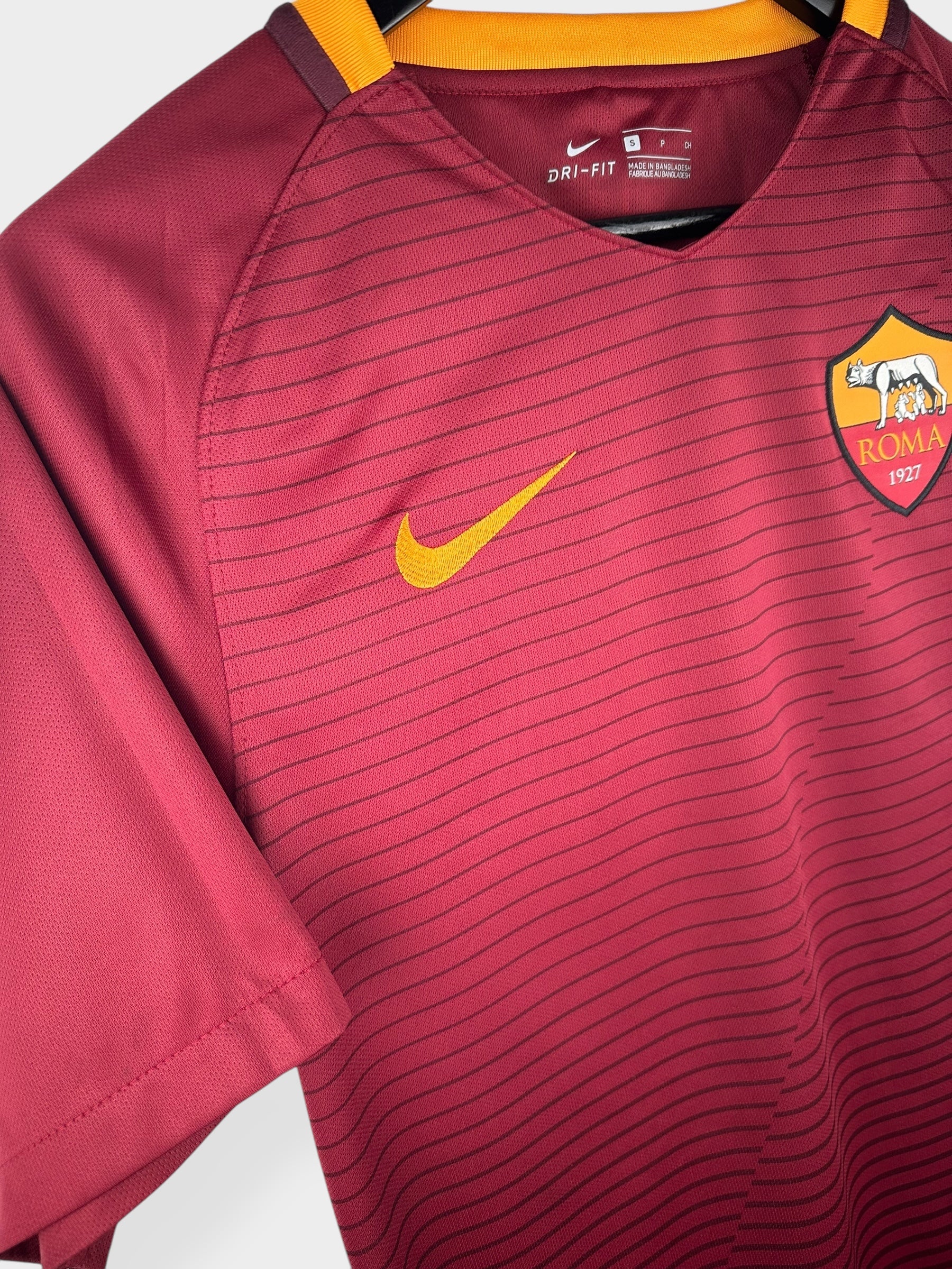2016-17 AS ROMA HOME SHIRT S - Image 3