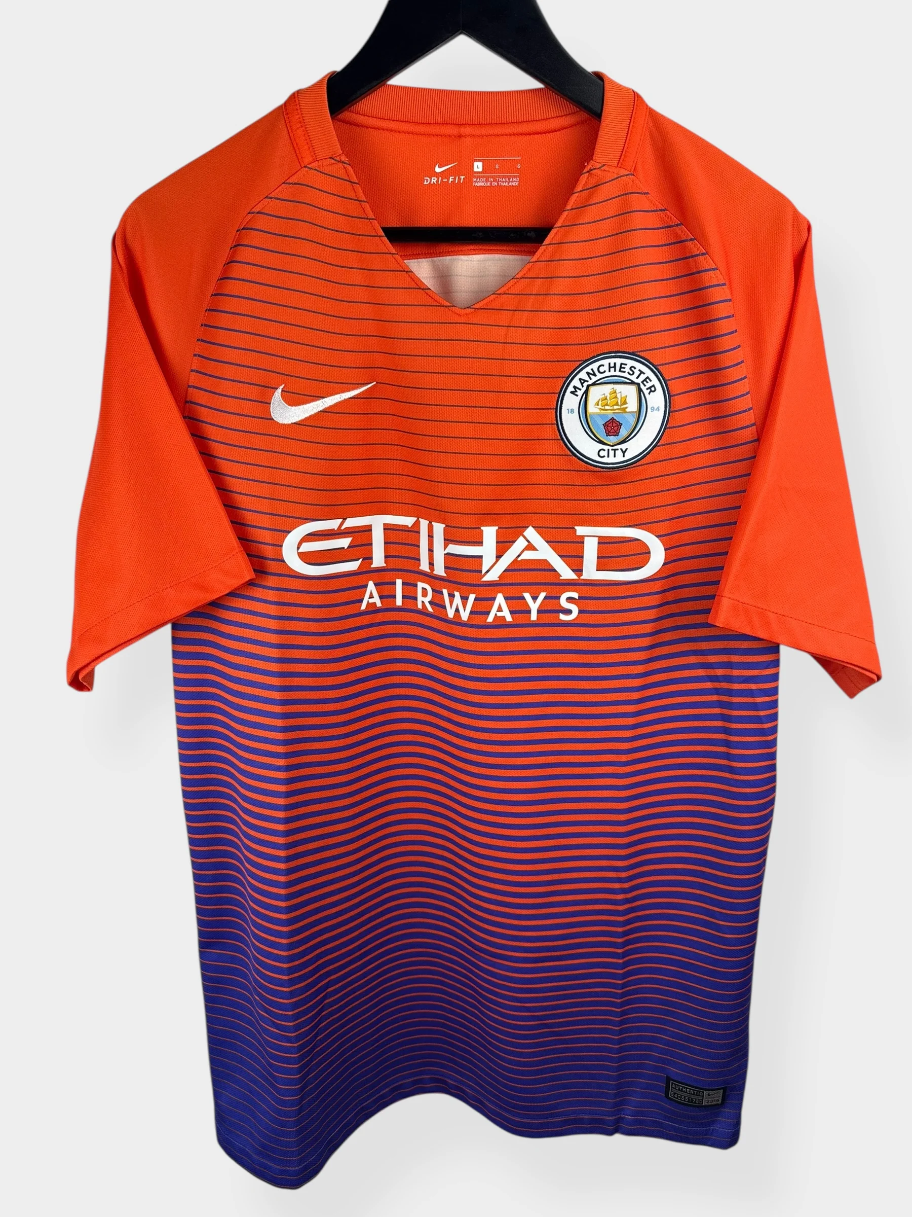 2016-17 MANCHESTER CITY THIRD SHIRT L