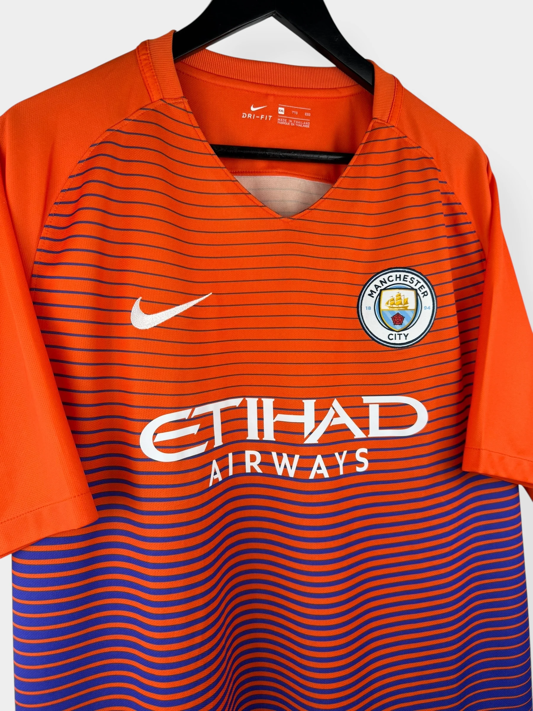 2016-17 MANCHESTER CITY THIRD SHIRT XXL - Image 3