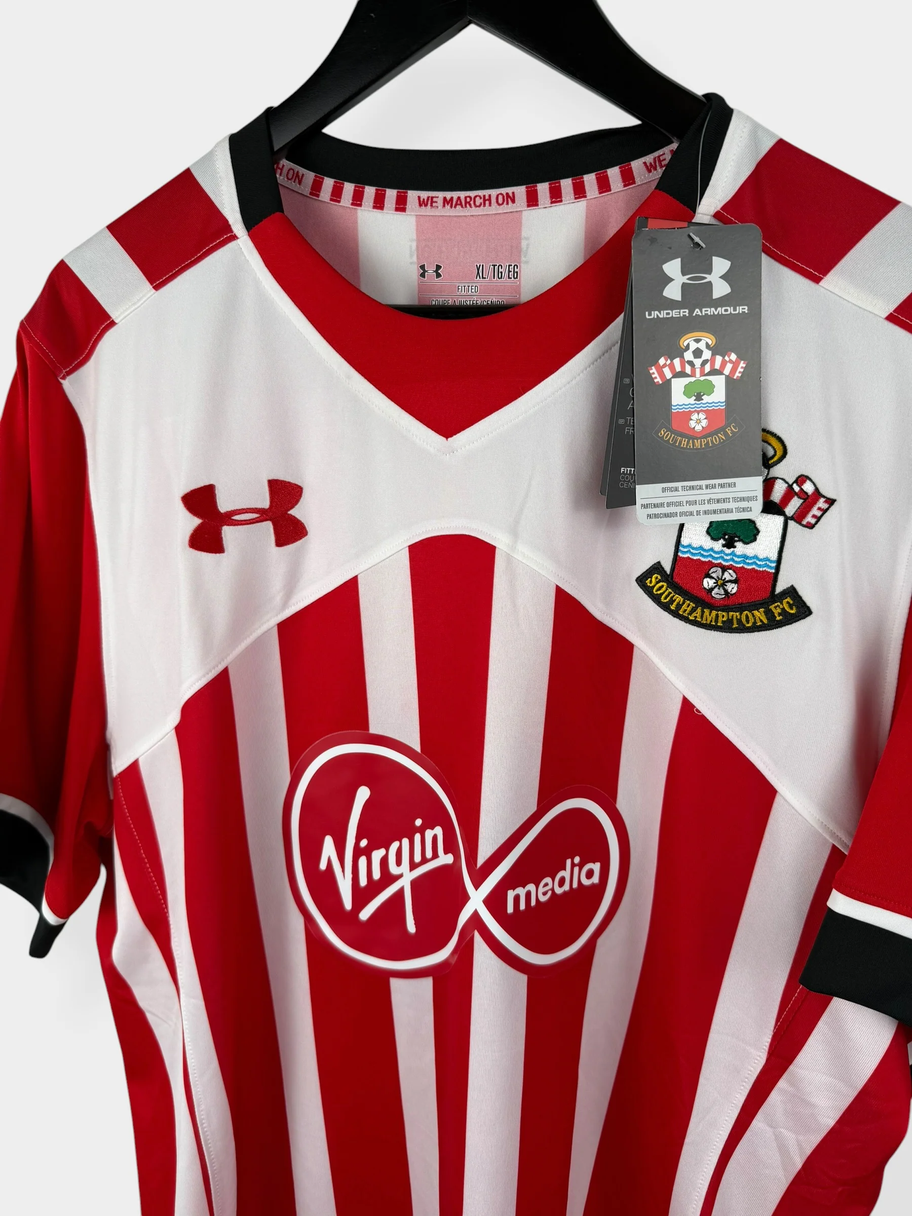 2016-17 SOUTHAMPTON HOME SHIRT XL - Image 4