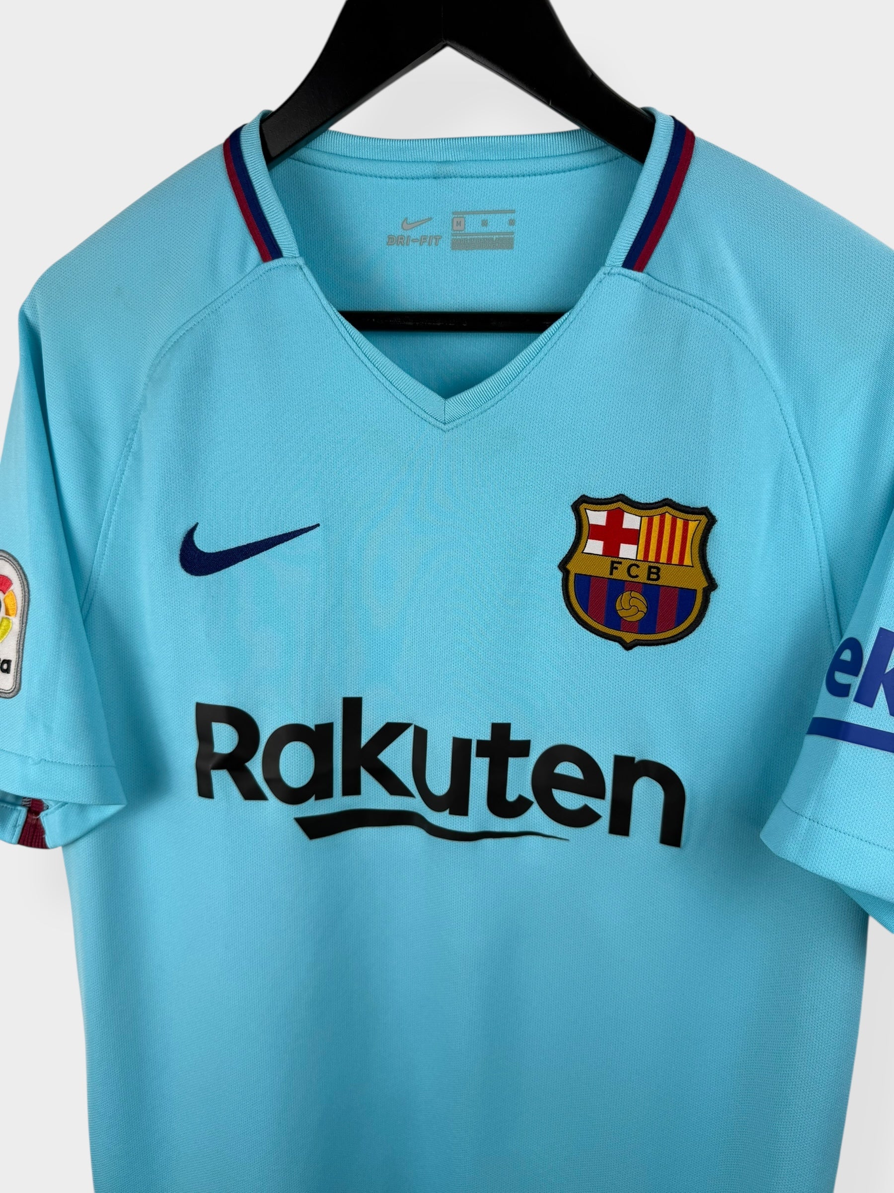 2017-18 BARCELONA AWAY SHIRT MESSI #10 M - Image 4