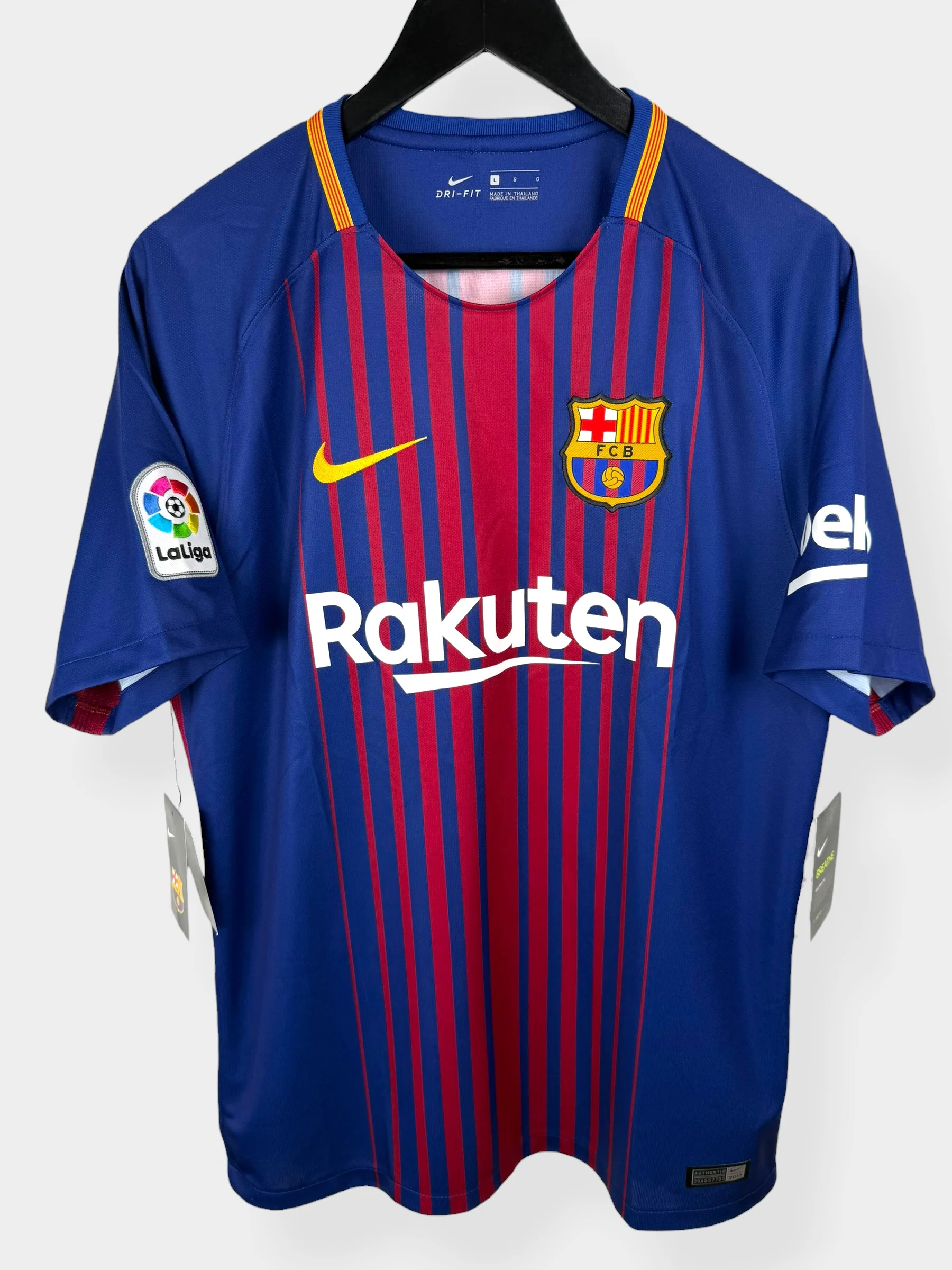 2017-18 BARCELONA HOME SHIRT MESSI #10 L - Image 2