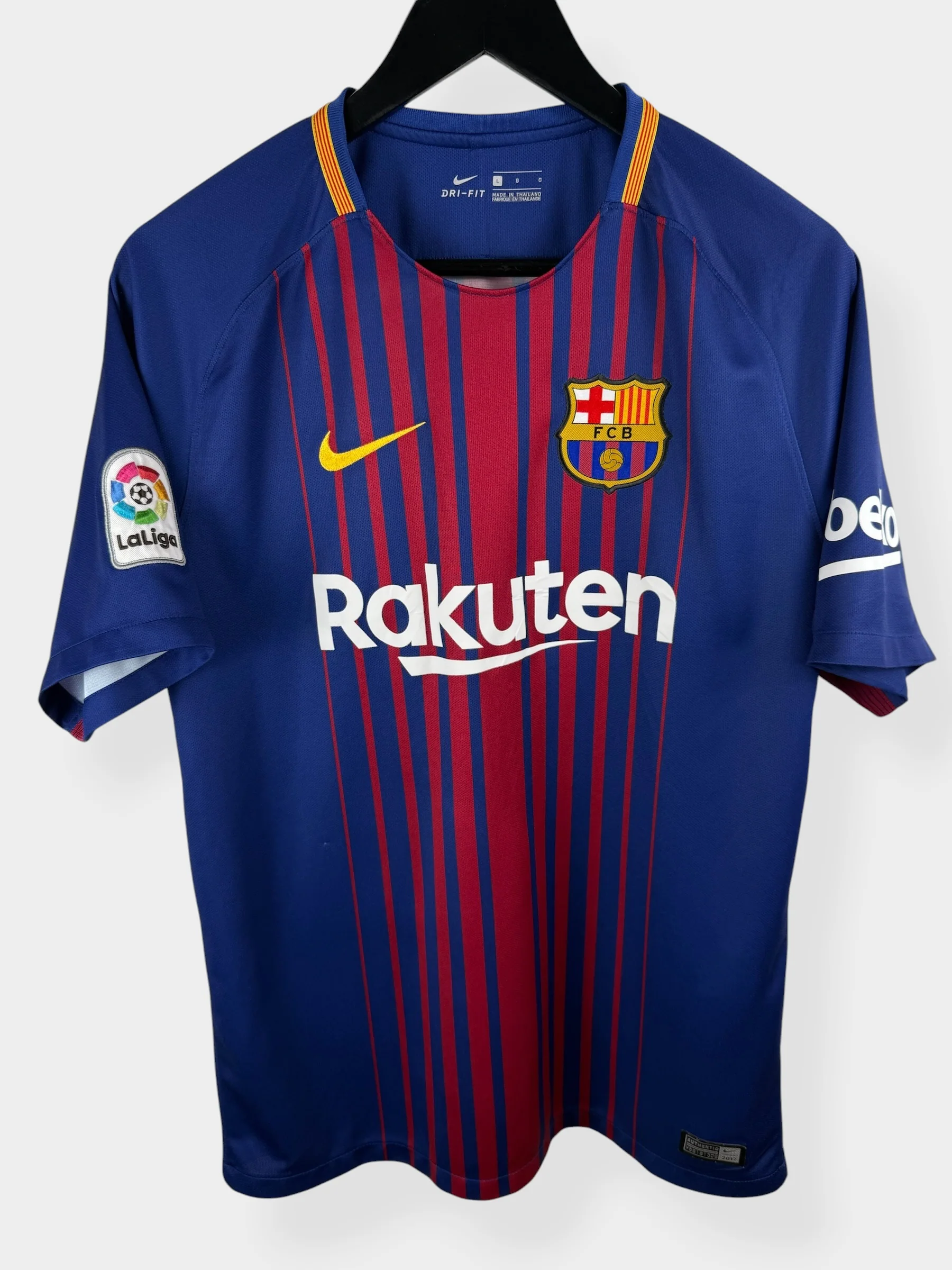 2017-18 BARCELONA HOME SHIRT MESSI #10 L - Image 2