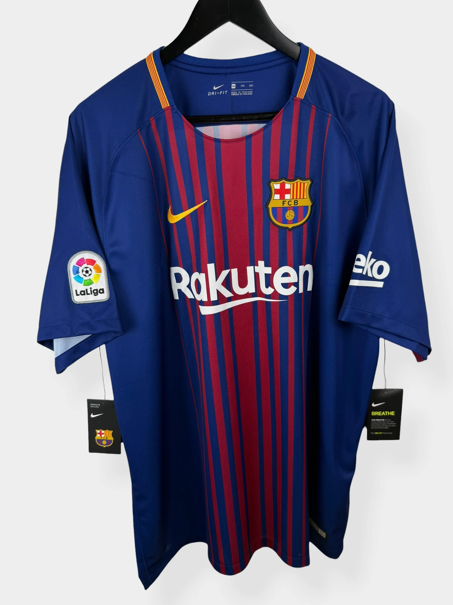 2017-18 BARCELONA HOME SHIRT MESSI #10 XXL - Image 2